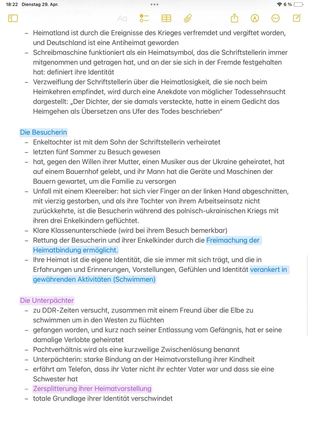 18:21 Dienstag 29. Apr.
Aa
о-
7%
Heimsuchung
- keine traditionelle epische Erzählung sondern fragmentiert
- Zentrum der Erzählung: Haus und