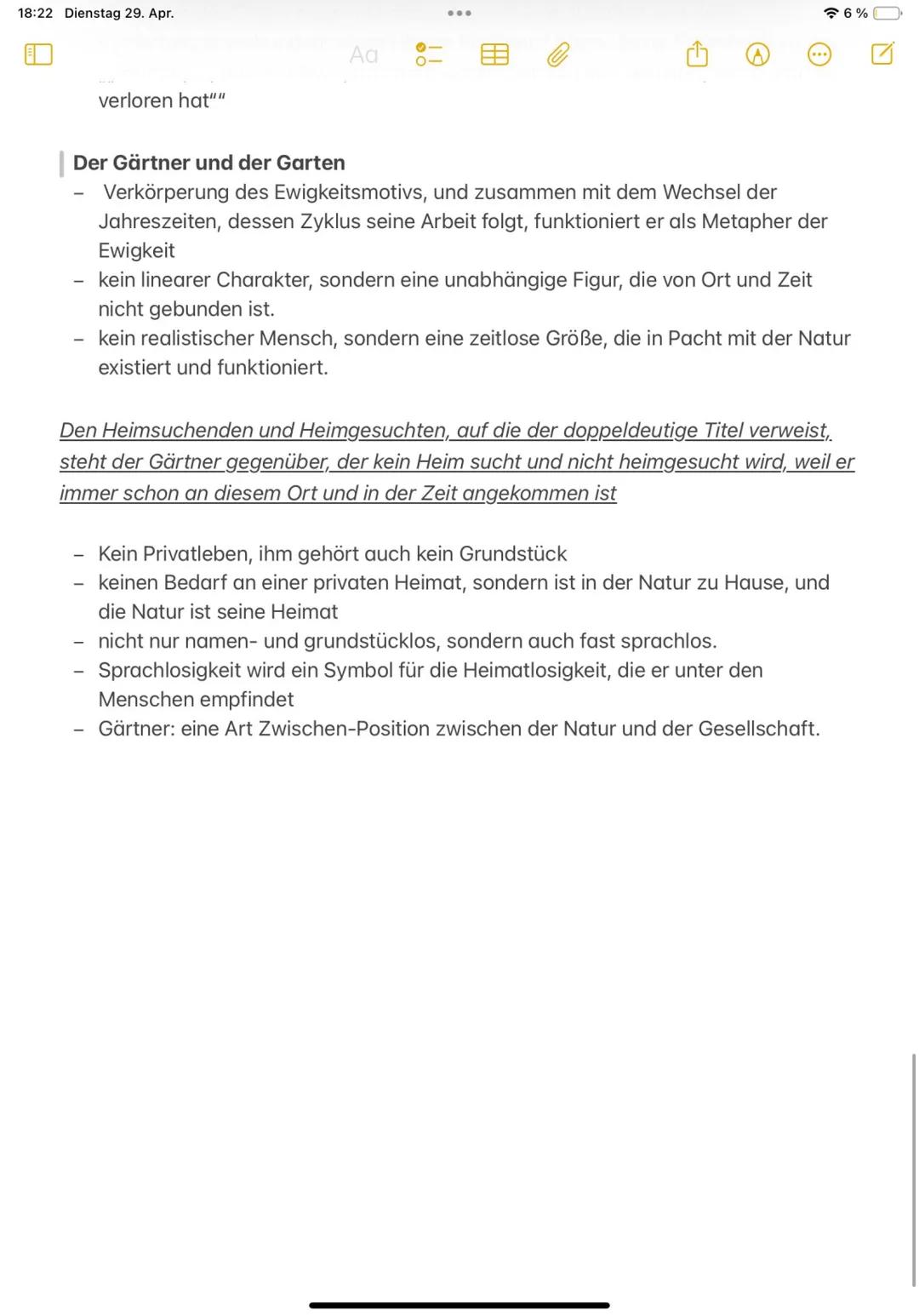 18:21 Dienstag 29. Apr.
Aa
о-
7%
Heimsuchung
- keine traditionelle epische Erzählung sondern fragmentiert
- Zentrum der Erzählung: Haus und