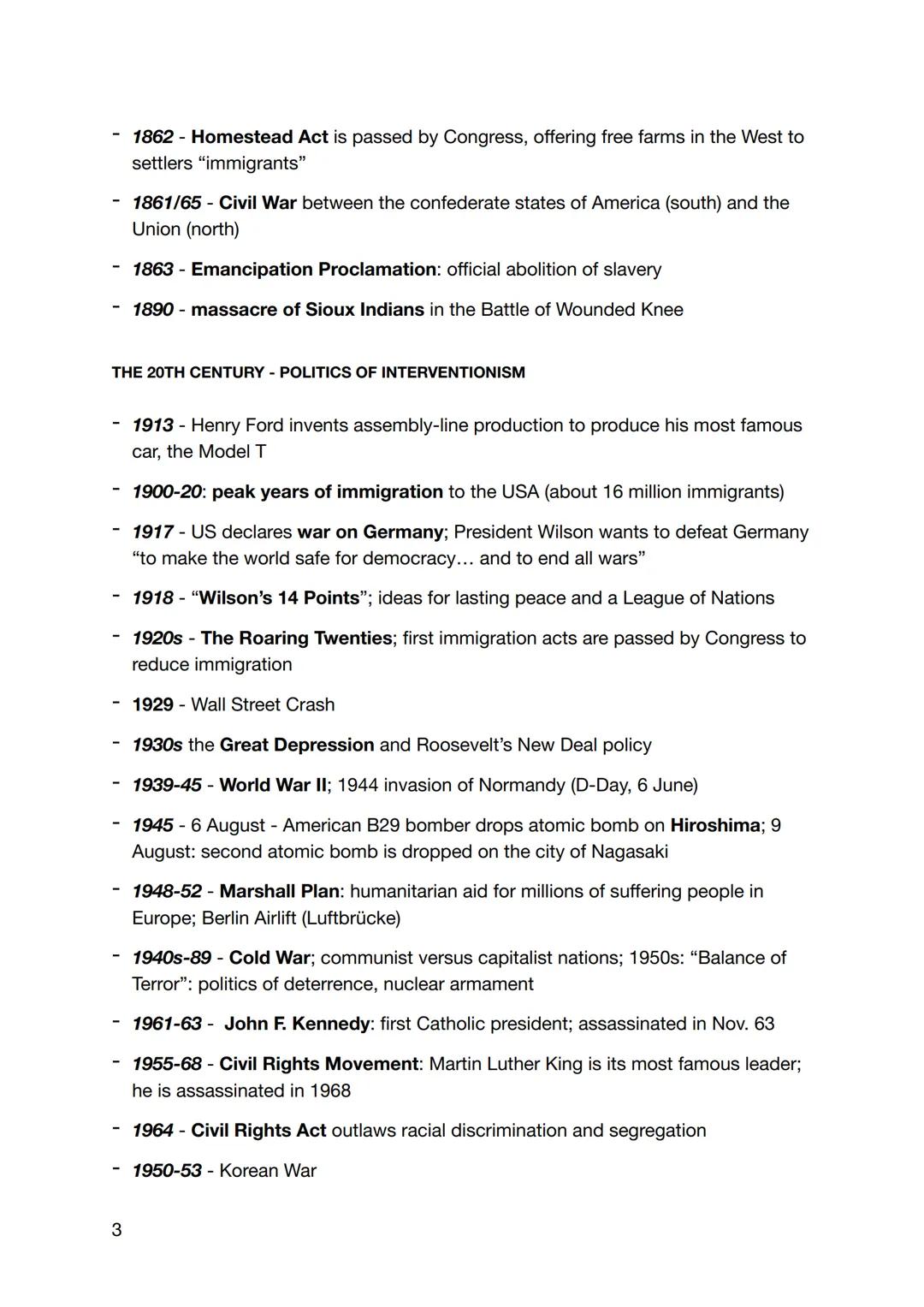 --- OCR Start ---
Tuesday, 7. January 2025
The USA - the formation of a nation
Landmarks in United States History
THE COLONIAL PERIOD
- 1607