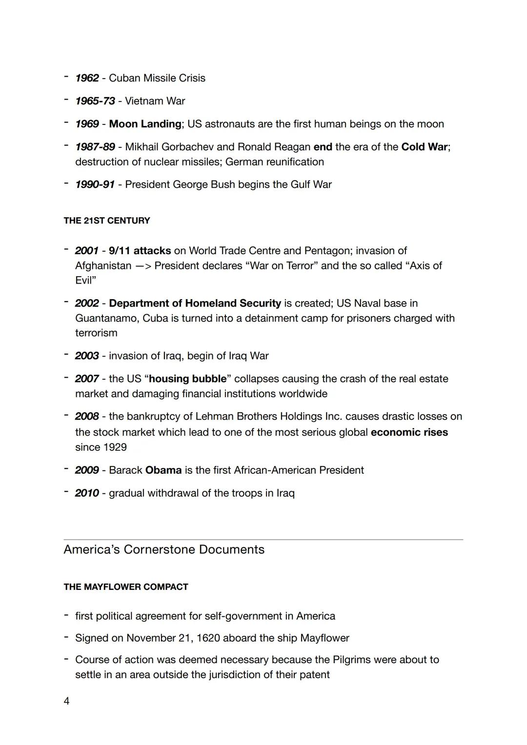 --- OCR Start ---
Tuesday, 7. January 2025
The USA - the formation of a nation
Landmarks in United States History
THE COLONIAL PERIOD
- 1607