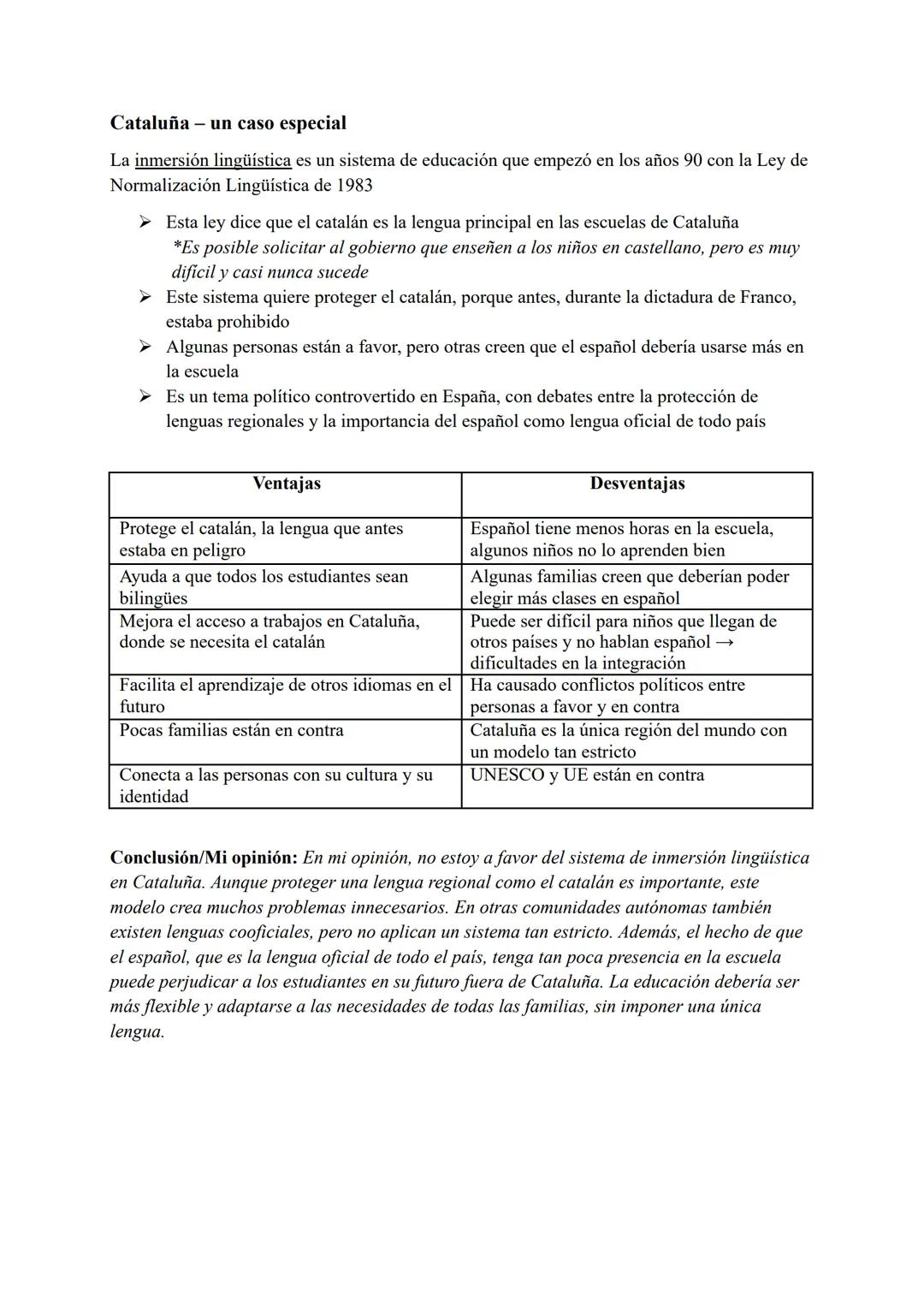 # Preparación para mi examen final de español
Temas:
1) Turismo
2) La pobreza infantil
3) Migración y Convivencia
4) Chile
4.1) Los indíge