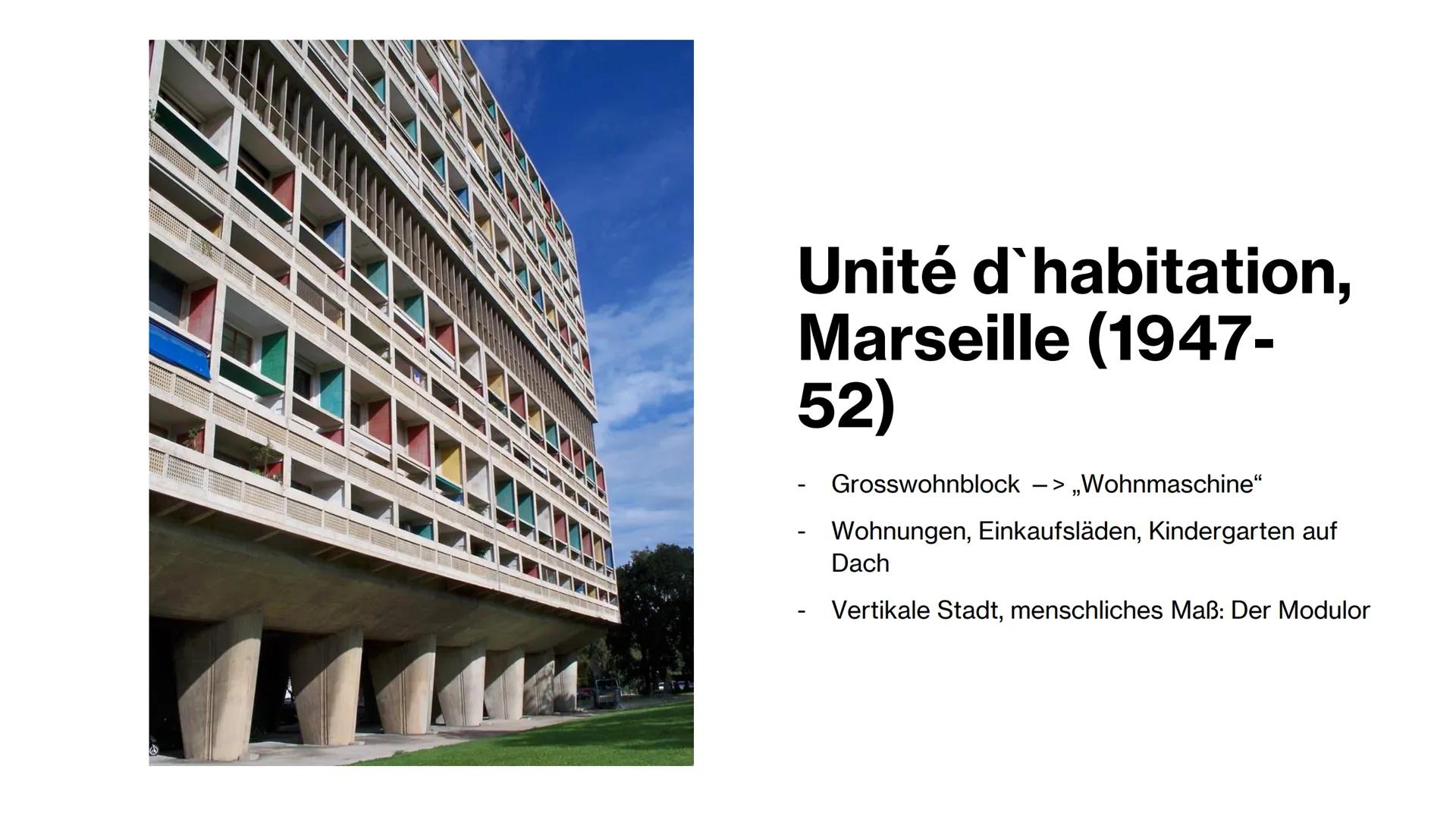 # Kunst Abitur
5 Mai 2025 Le Corbusier
-
Architekt
der Moderne
• Name: Charles Édouard
Jeanneret
• Geboren 1887 in Schweiz
• Gestorben