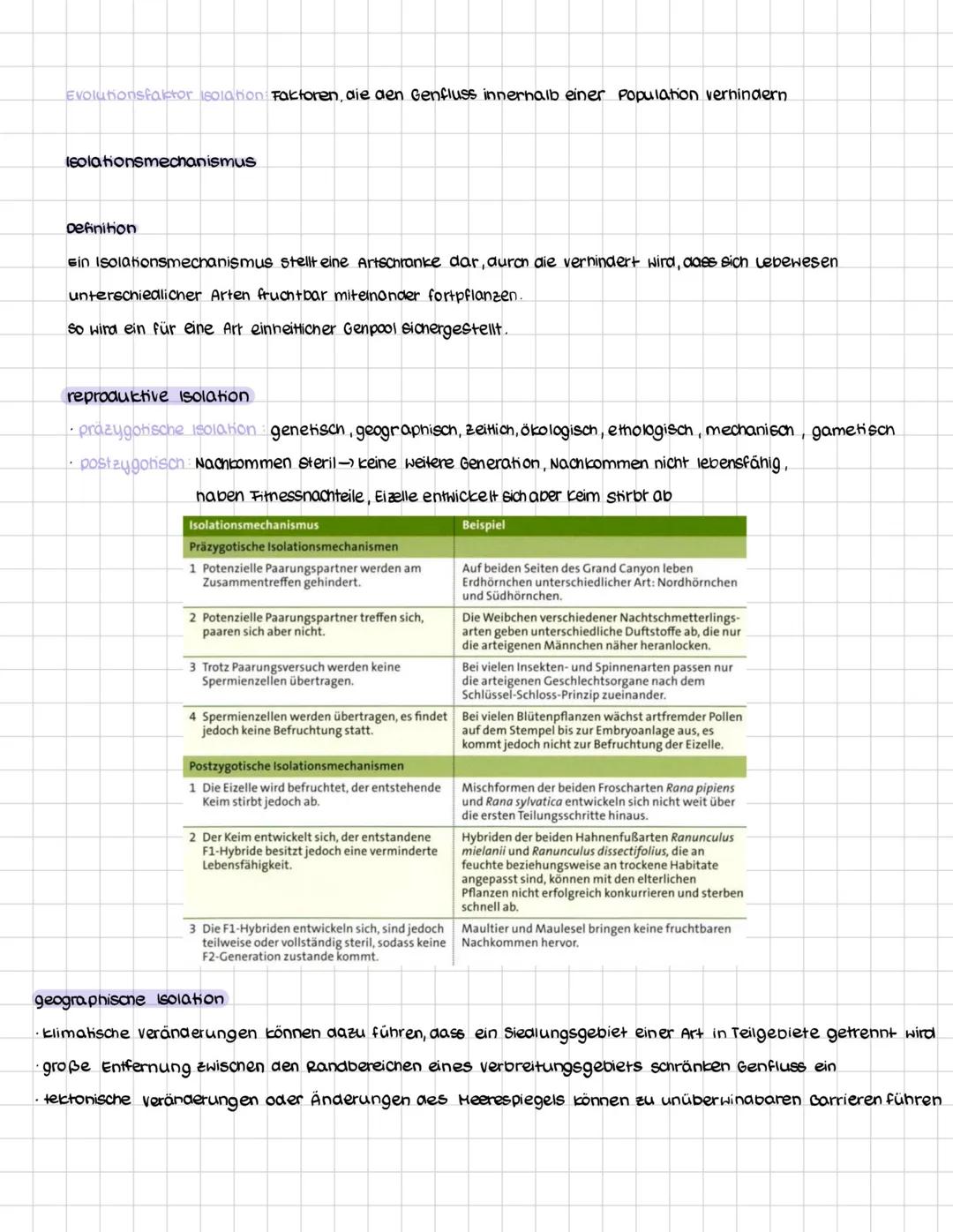 # EVOLUTION
Definition
Die Evolution ist in der Biologie die genetische und daraus resultierende phänotypische,
also sichtbare, Veränderun