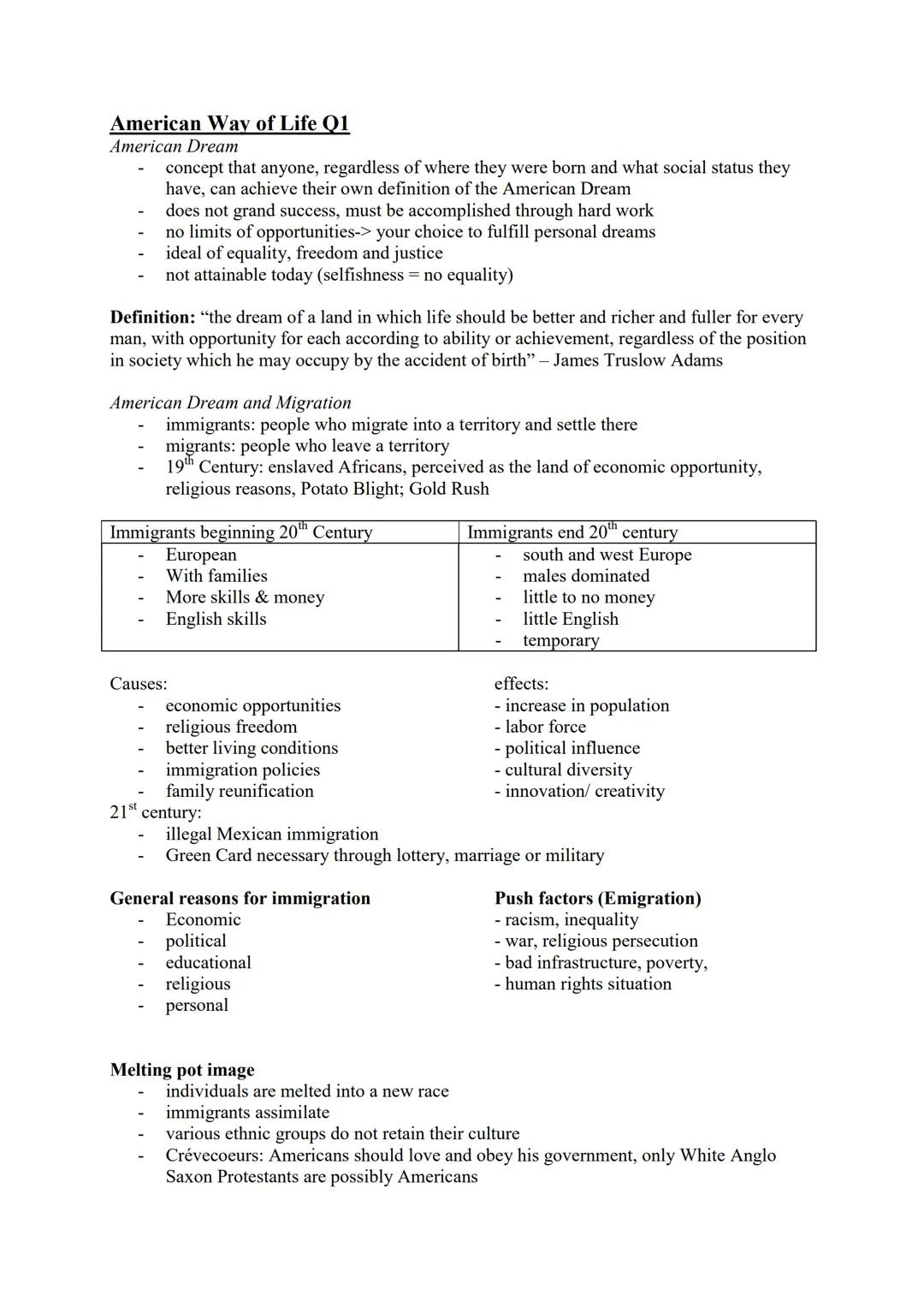 # Englisch Abitur Lernzettel
The formation of a nation Q1
Landmarks of American History
- 1492 Columbus discovers America
- 1607 first inde