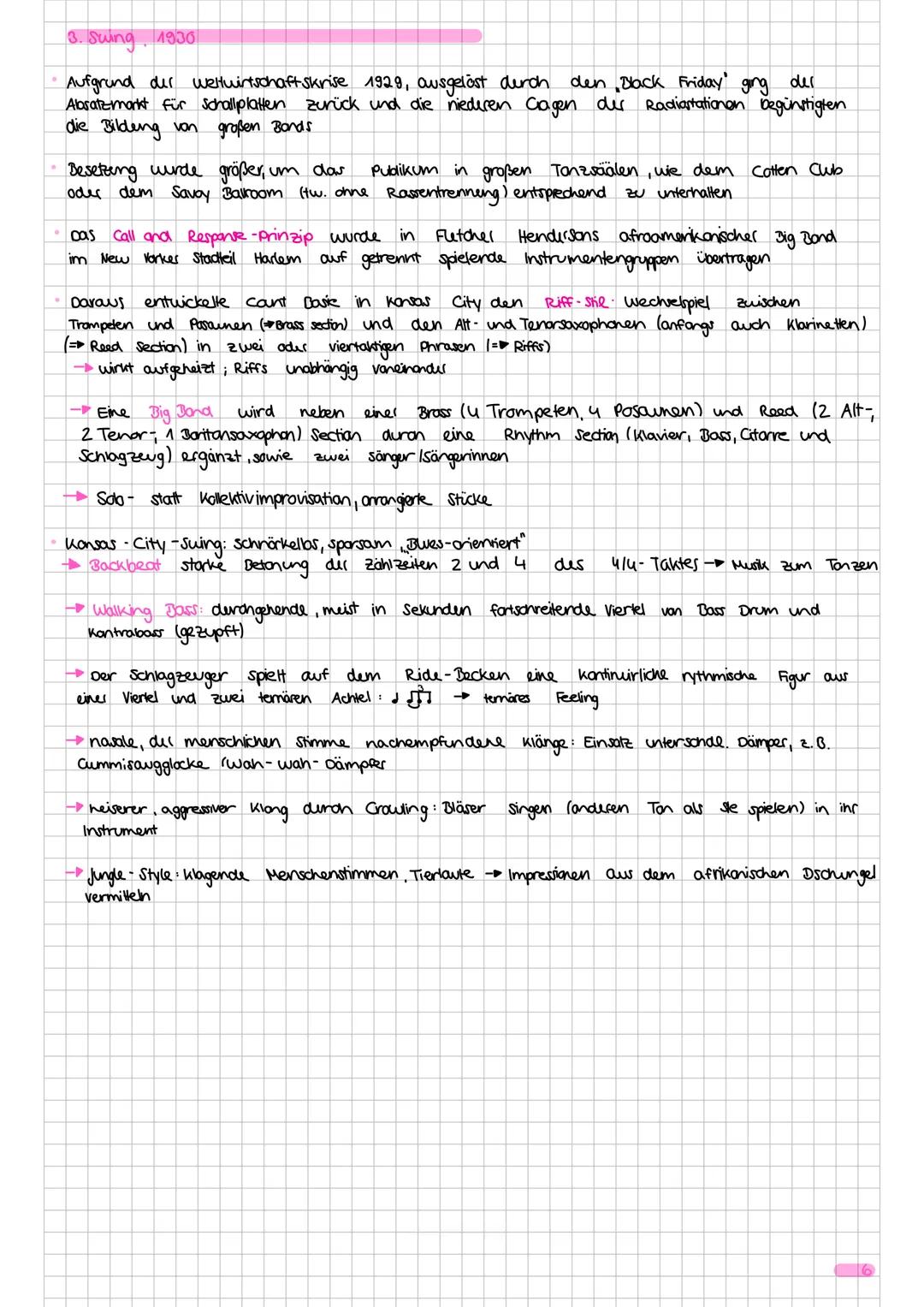 JAZZ
A
jazz-Homonielenie
B
jazz-Stile
1. Blues
2. Old time Jazz
3. Swing
4. Bebop
5. Cool Jazz
6. Latin Jazz
7. Fusion Jazz/Rock Jazz
8. ECM