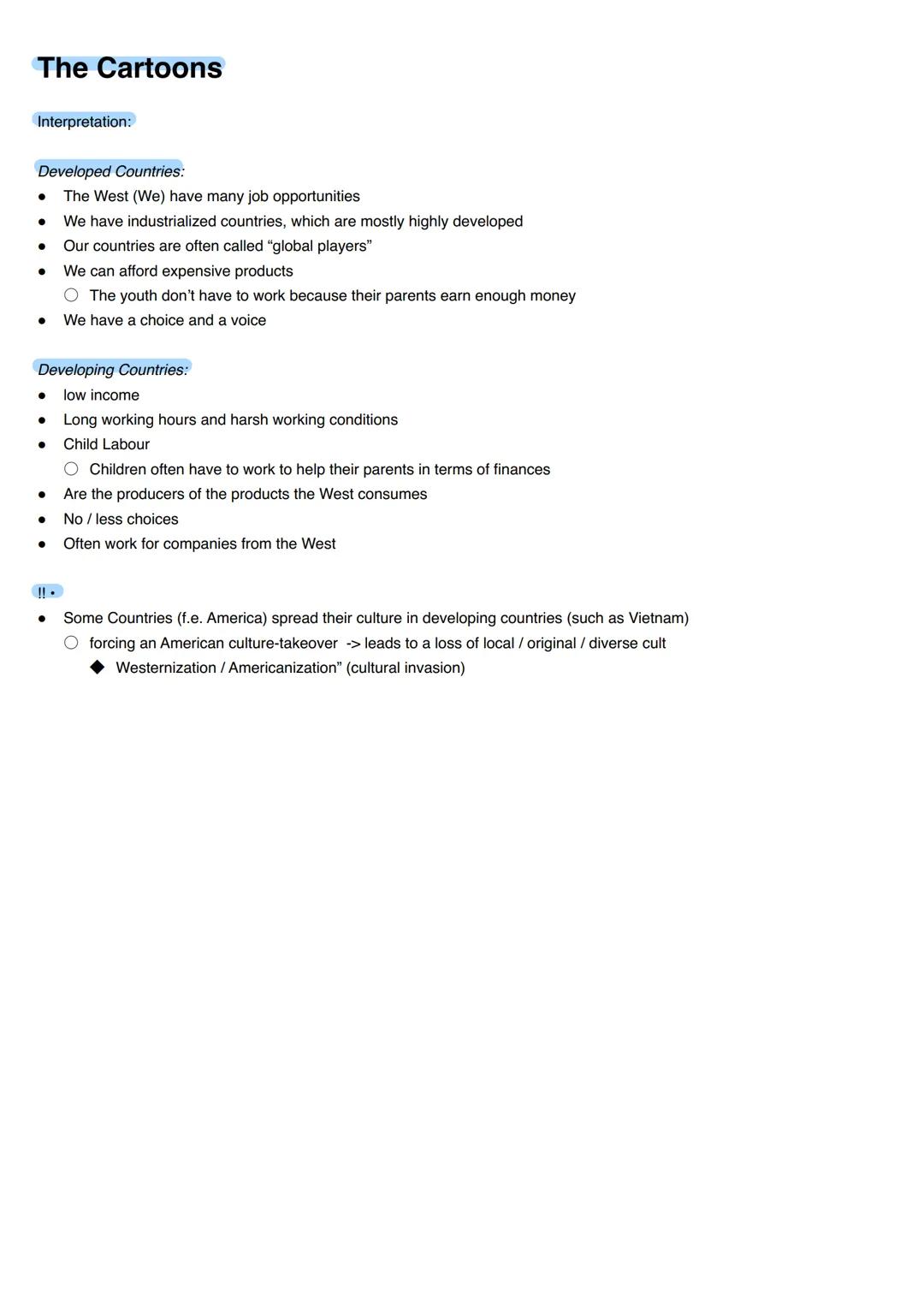 Definition:
Globalization is the increasing interconnectedness of countries through trade, technology, and communication. It enables the
fre