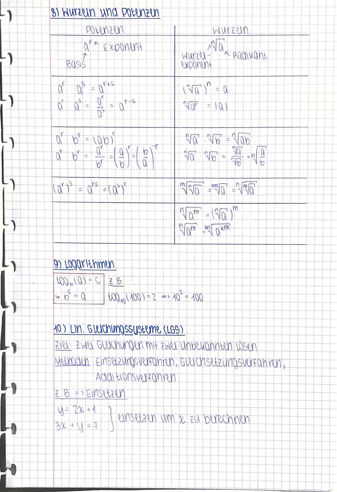 ALGEBRA
1) Terme und Ausdrücke
Ein Term ist ein mathematischer Ausdruck aus zahven,
variaben und Rechenzeichen
ZB
30+2
40
-7a+5
2) Rechenges