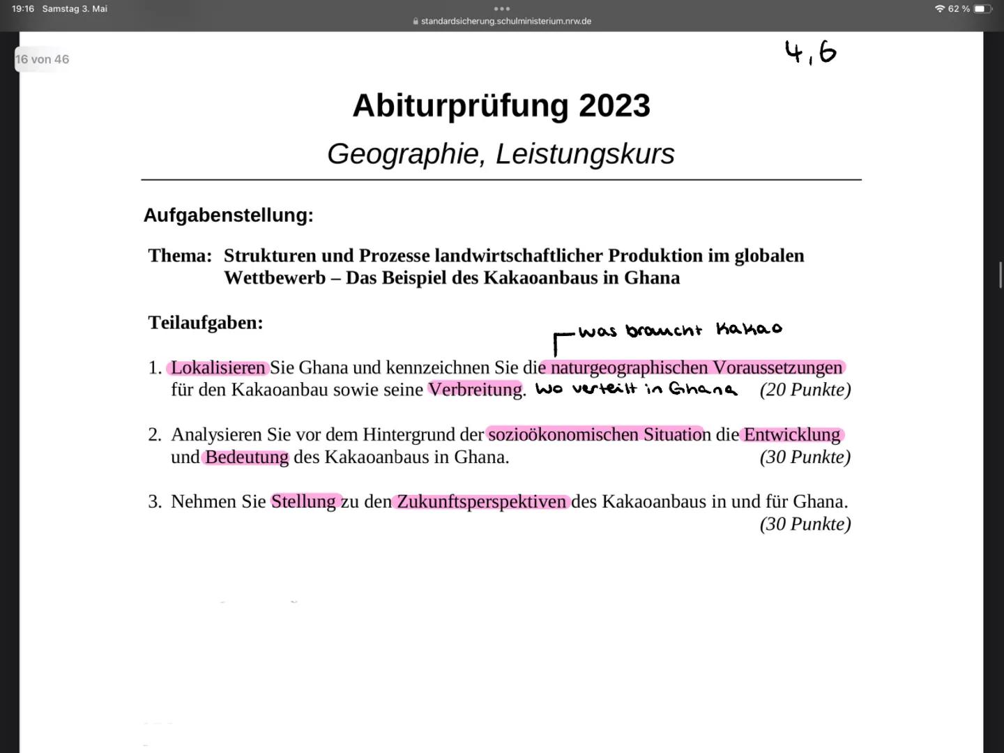 abitur.nrw
Vorgaben 2025
Geographie
Grund- und Leistungskurs
Inhaltsfeld 3:
Landwirtschaftliche Strukturen
in verschiedenen Klima- und
Veget