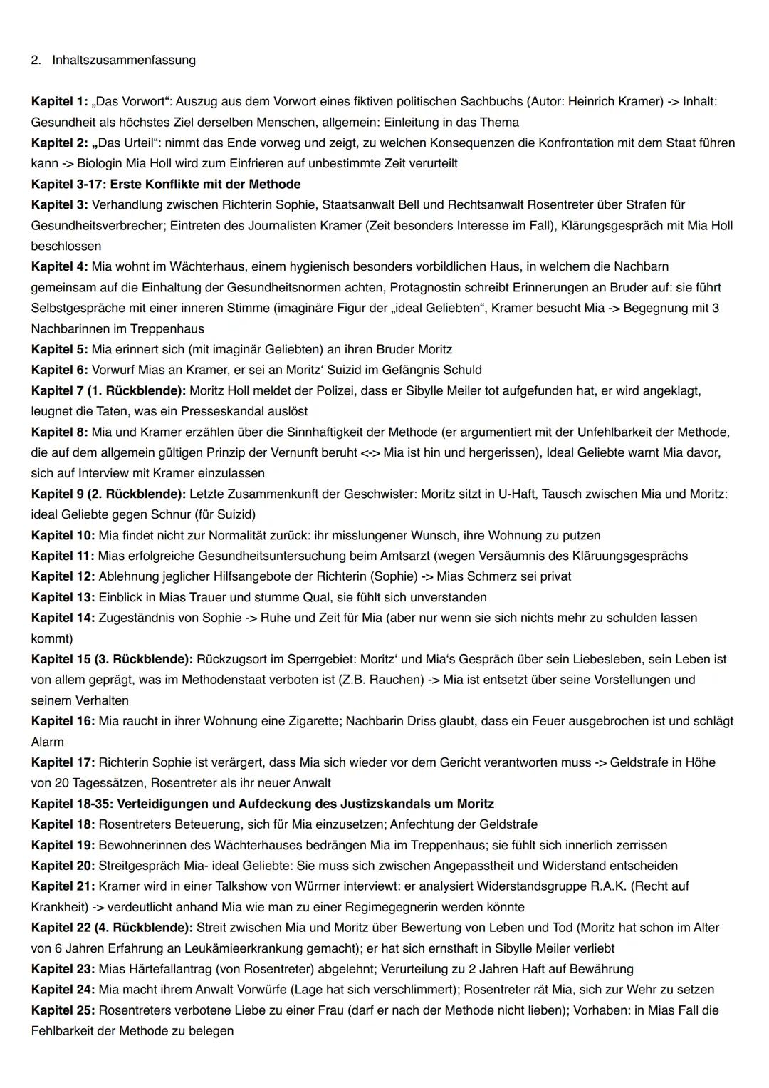 Gliederung
Corpus Delicti
1. Allgemeine Daten zum Werk
2. Inhaltsangabe/Inhaltszusammenfassung
3. Zeitgeschichtlicher Hintergrund
4. Figuren