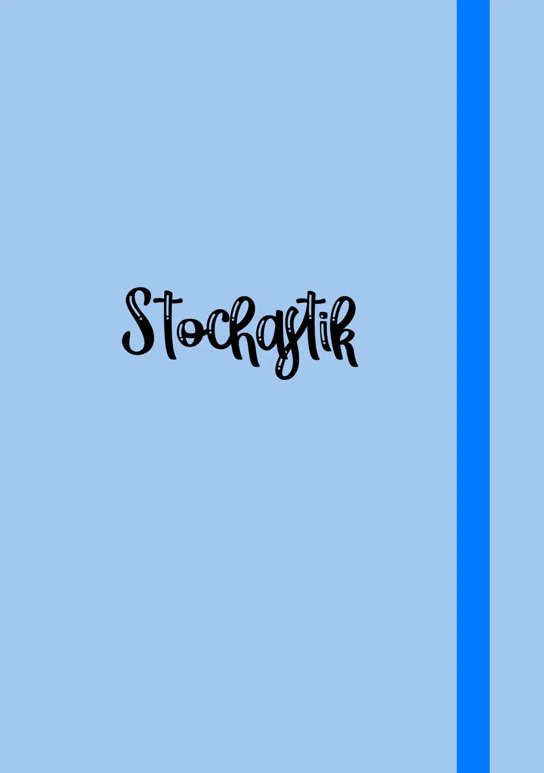 Lernzettel Stochastik Mathe Abi 2025