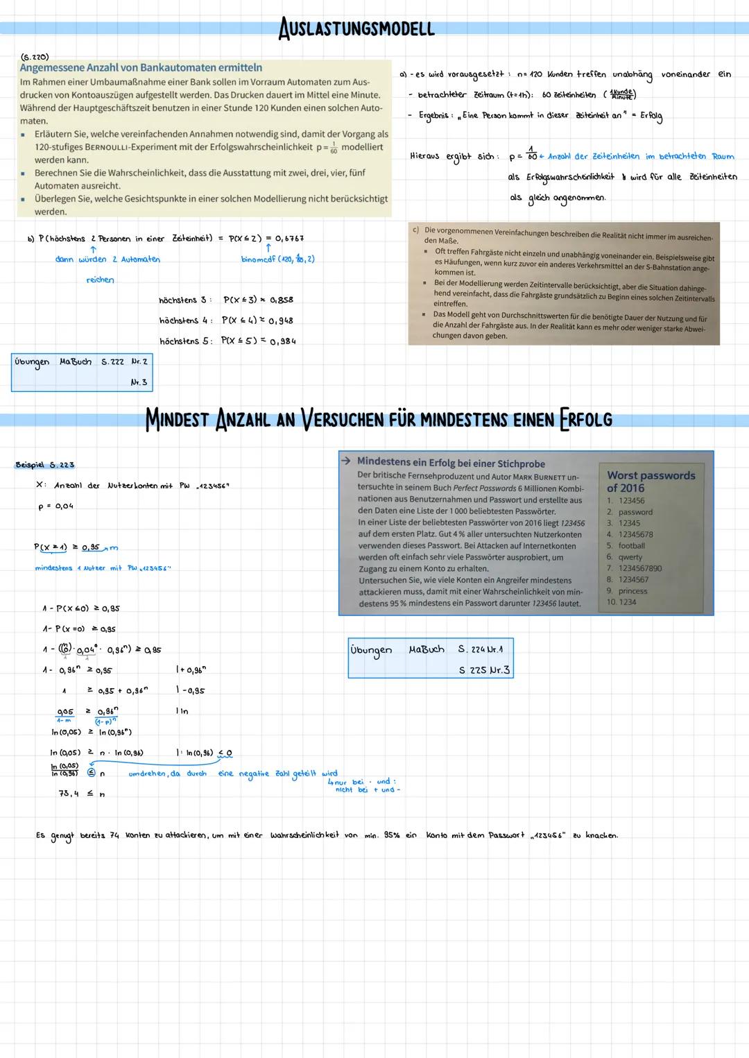 Stochastik BAUMDIAGRAMM & VIER-FELDER-TAFEL
P(A) → Wahrscheinlichkeit, dass A eintritt.
P(B) → Wahrscheinlichkeit, dass B eintritt.
P(A