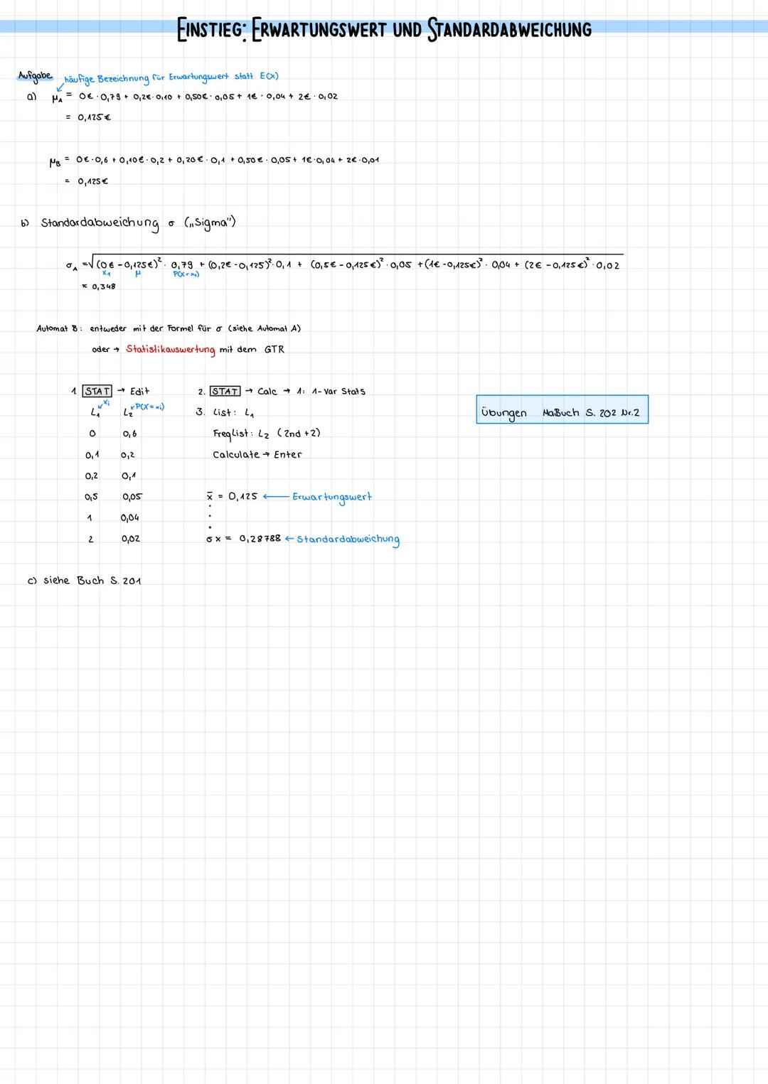 Stochastik BAUMDIAGRAMM & VIER-FELDER-TAFEL
P(A) → Wahrscheinlichkeit, dass A eintritt.
P(B) → Wahrscheinlichkeit, dass B eintritt.
P(A