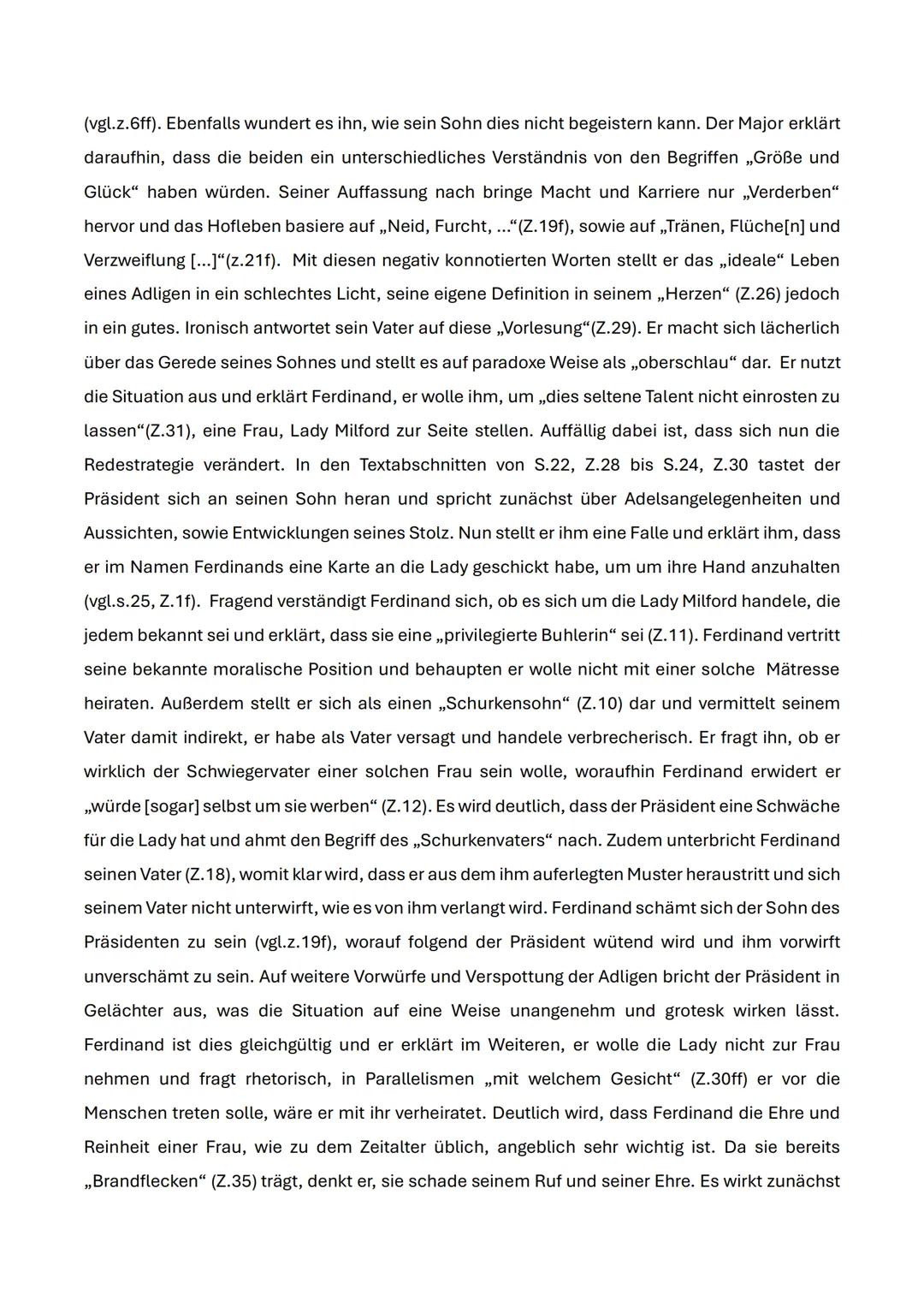Präsident von Walter die Entwicklung seines Sohnes und die damit einhergehende
Distanzierung von ihm und seinen gesellschaftlichen Kreisen a