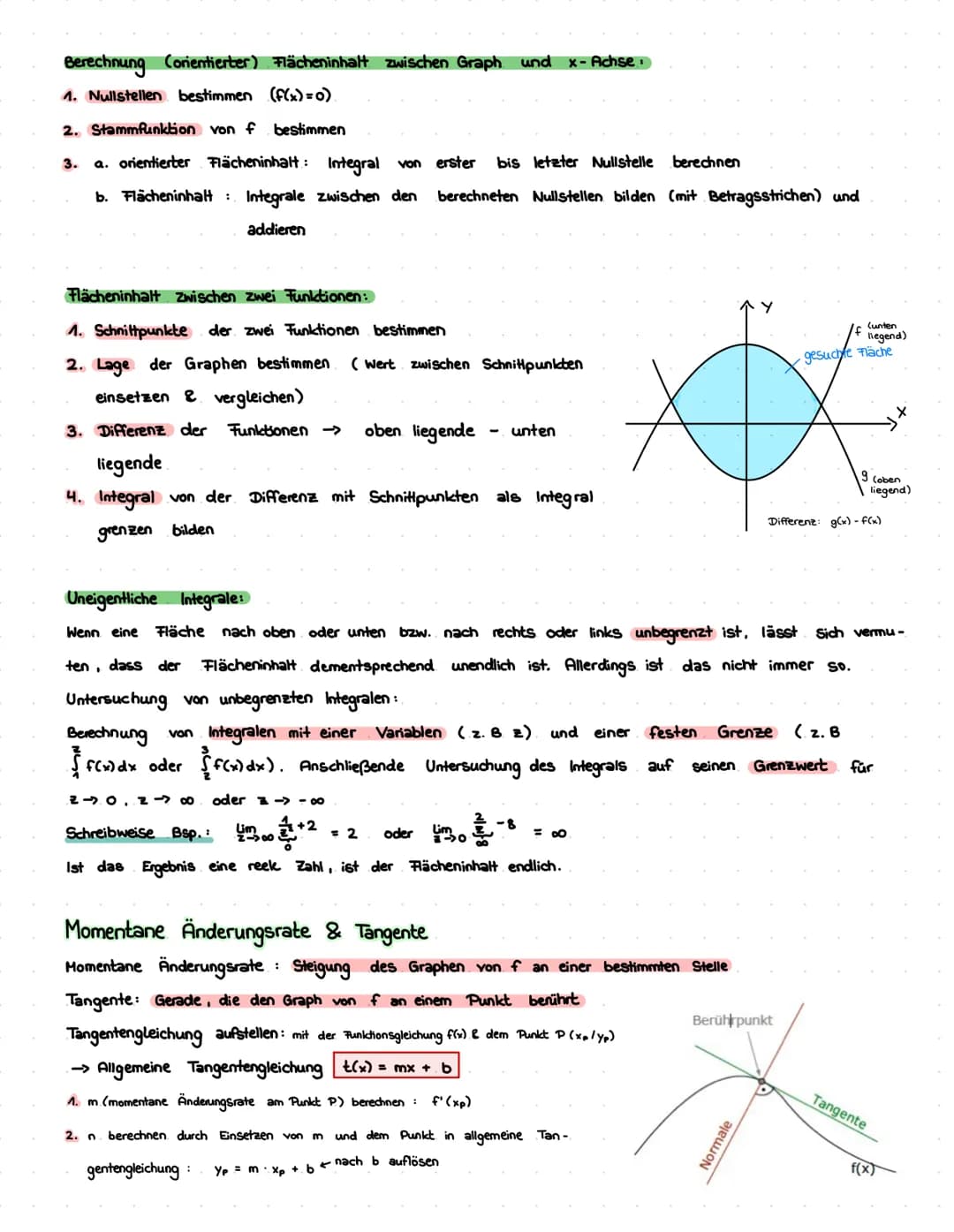 Lernzettel Mathe LK Abitur Nrw – Seite 10