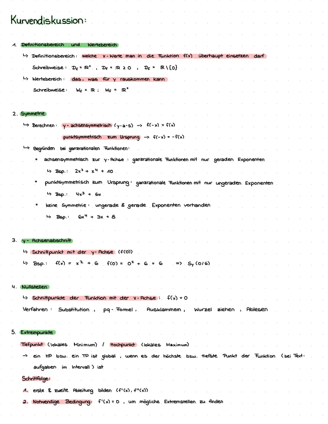 Lernzettel Mathe LK Abitur Nrw – Seite 5