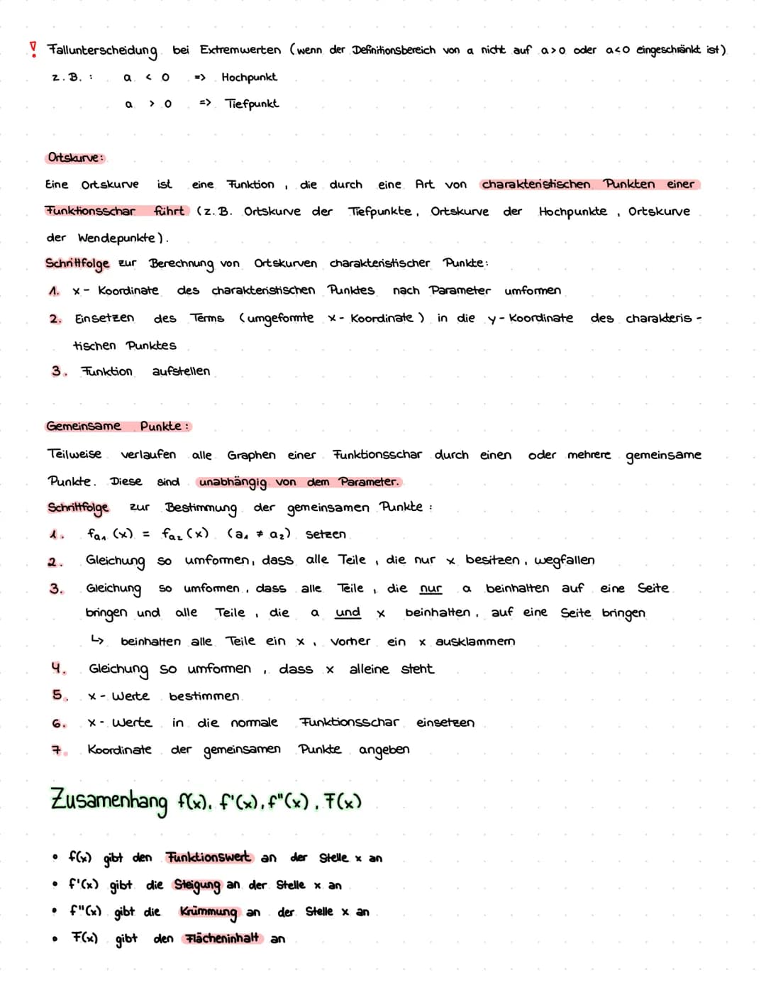 Lernzettel Mathe LK Abitur Nrw – Seite 8