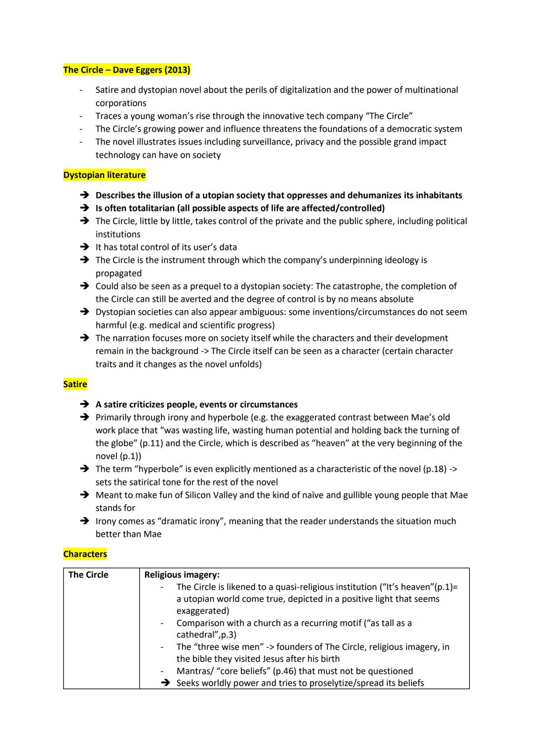 The Circle - Dave Eggers (2013)
- Satire and dystopian novel about the perils of digitalization and the power of multinational
corporations