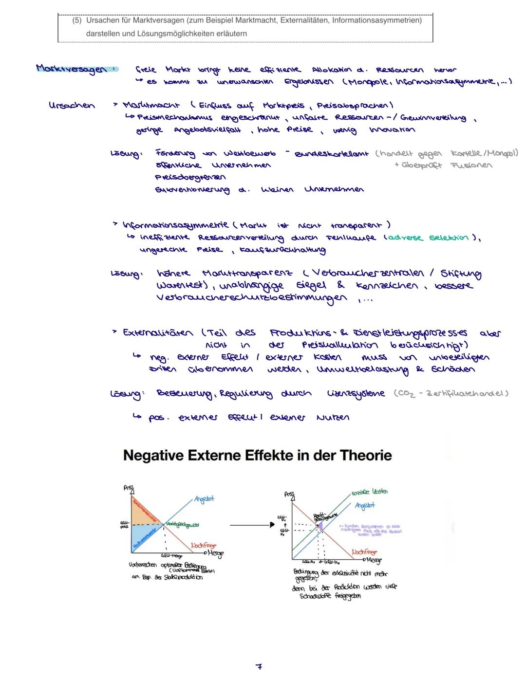 (1) Einflussfaktoren auf ökonomisches Verhalten (Handeln nach Präferenzen, Reagieren auf
Anreize und Restriktionen) anhand verschiedener Erk