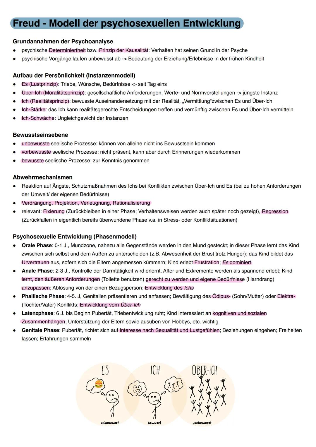 Themen Erziehungswissenschaften Abitur 2025
1. Freud - Modell der psychosexuellen Entwicklung
2. Erikson - Modell der psychosozialen Entwick