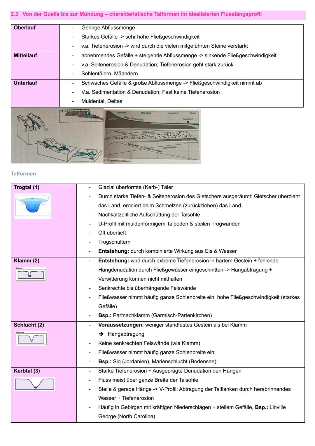 Inhaltsverzeichnis
GEOGRAFIE - ABITUR LERNZETTEL
Formen und Prozesse der Reliefsphäre
1. Verwitterung
1
1.1 Physikalische Verwitterung
1
1.2