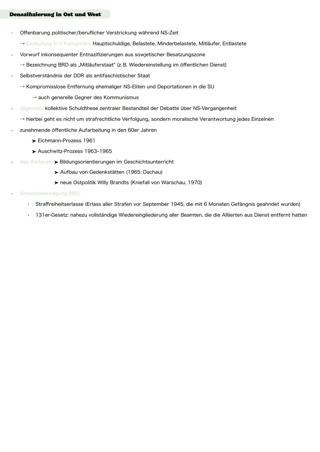 Der Nationalsozialismus - Ideologie und Herrschaftsstrukturen
Das Scheitern der Weimarer Republik (Ursachen)
Wirtschaft
* Staatsverschuldung