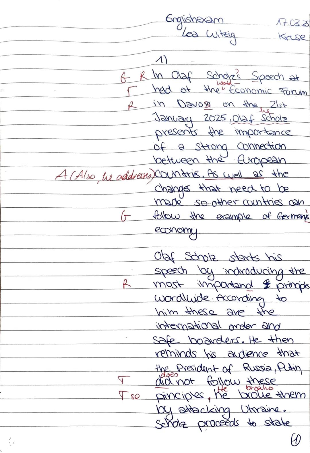 Englisch LK Klausur Globalisation 14 NP