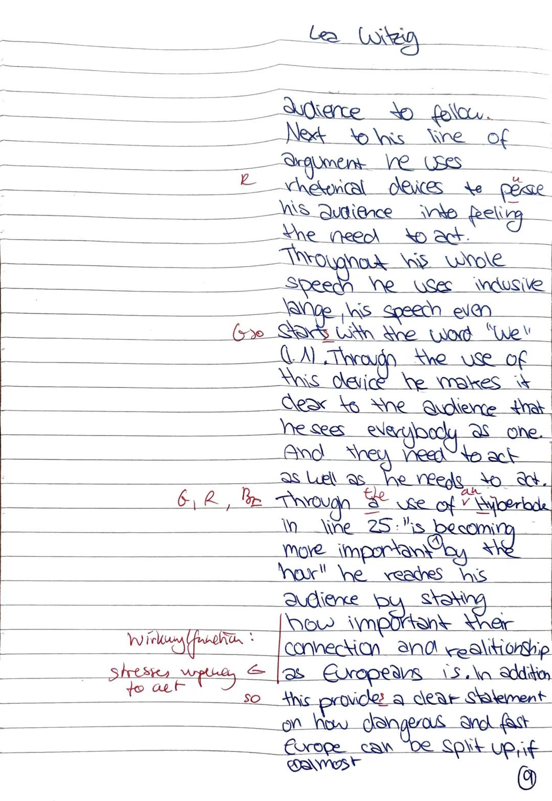 Englishexam
Lea Witzig
17.03.20
Kruse
1)
G R In Olaf Scholz' Speech at
world
I had at the Economic Forum
R in Davos on the 21st
January 2025