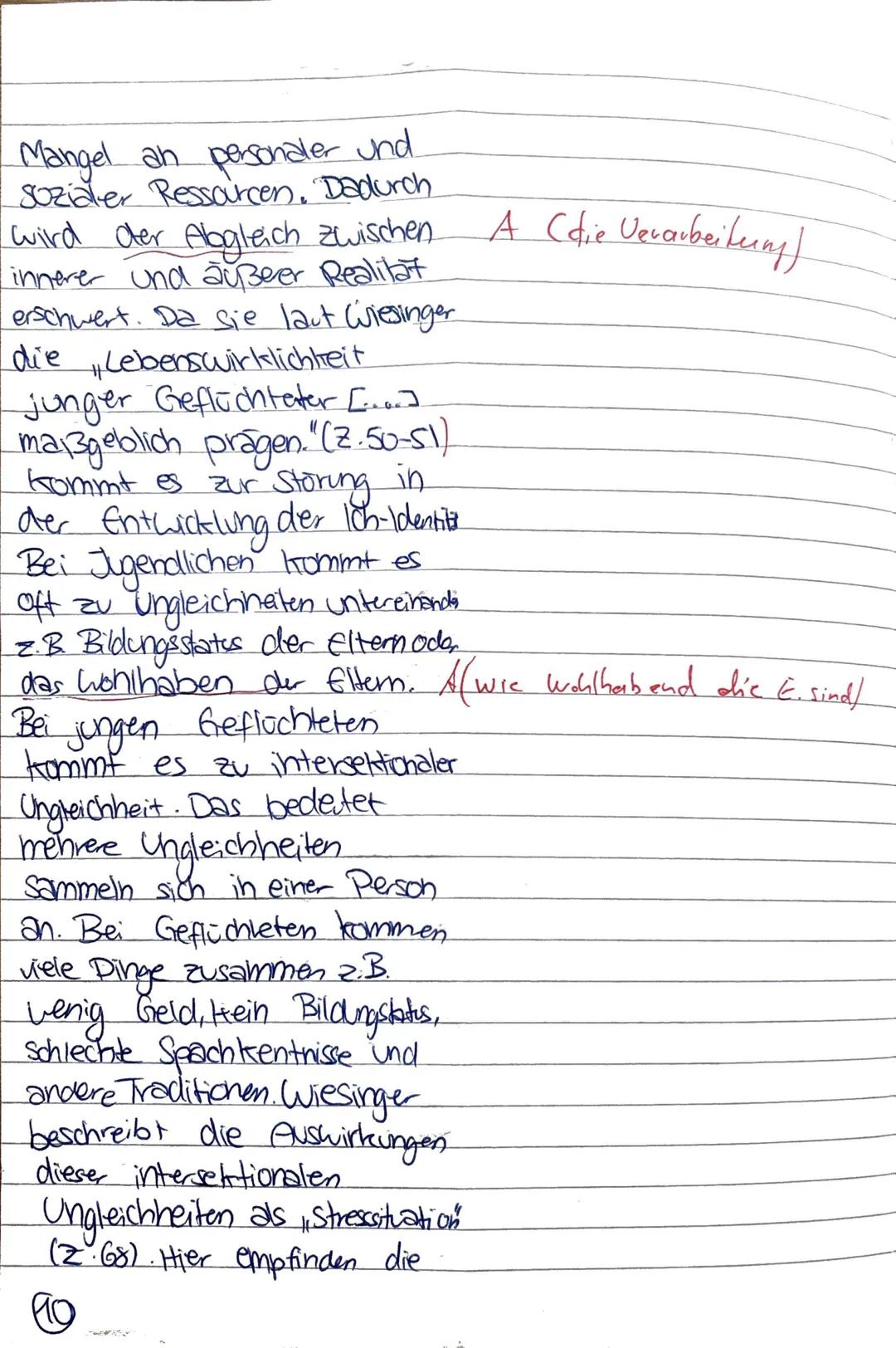 A
Pada klausur
Leo Witzg
Frau Pengel
25.03.25
A)
sb
2
Der Sachtext „Identitäts-
bildung junger Geflüchteter"
verfasst von Wiesinger,
Irmela