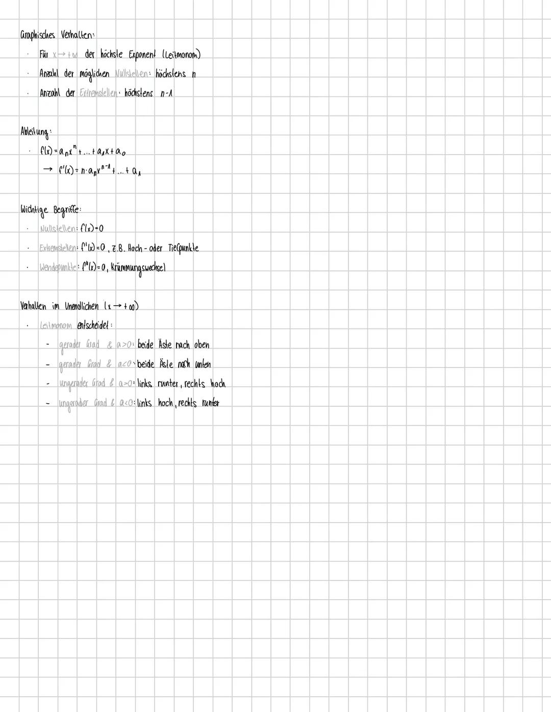 Funktionen: Potenzfunktionen mit ganzzahligen Exponenten, ganzrationale Funktionen
A. Potenzfunktionen mit ganzzahligen Exponenten
Definitio