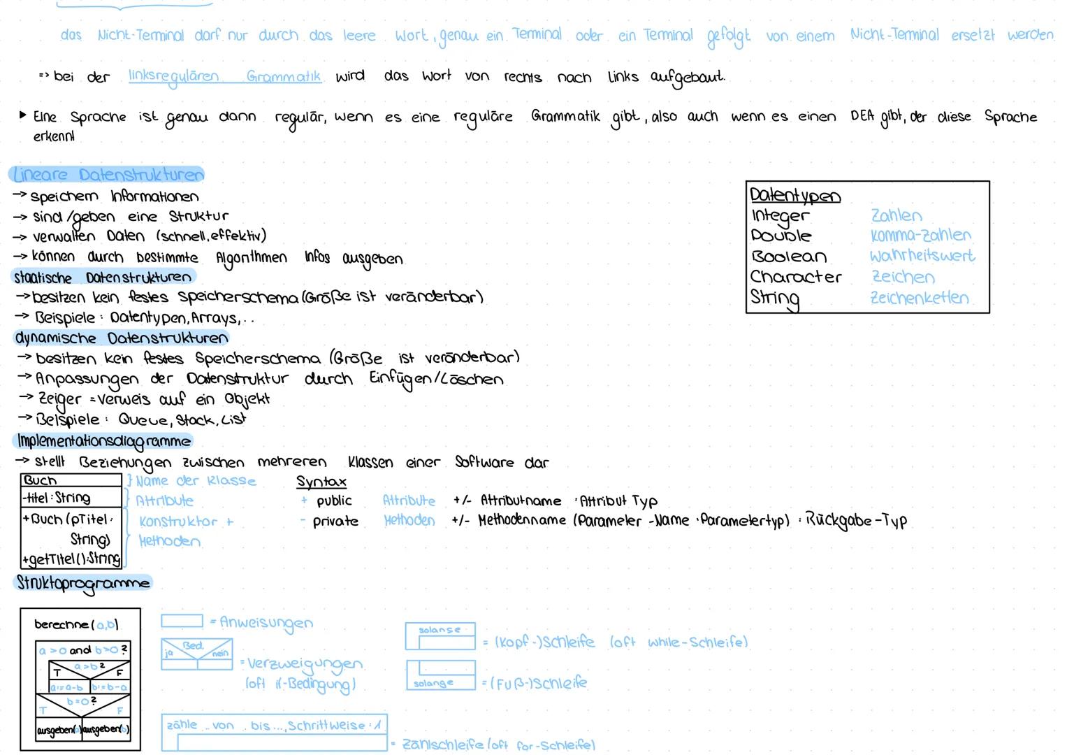 ## INFORMATIK --- OCR Start ---
Datenbanken
Entity - Relationship-Modell
-> modelliert die relevanten Zusammenhänge vor dem Aufstellen einer