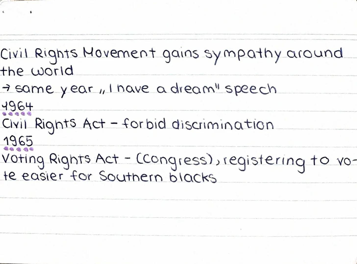 Black history
Civil rights movement/Bim
Civil rights movement (1954-1968)
goal: abolish legalized racial segregation, discrimi -
nation, dis