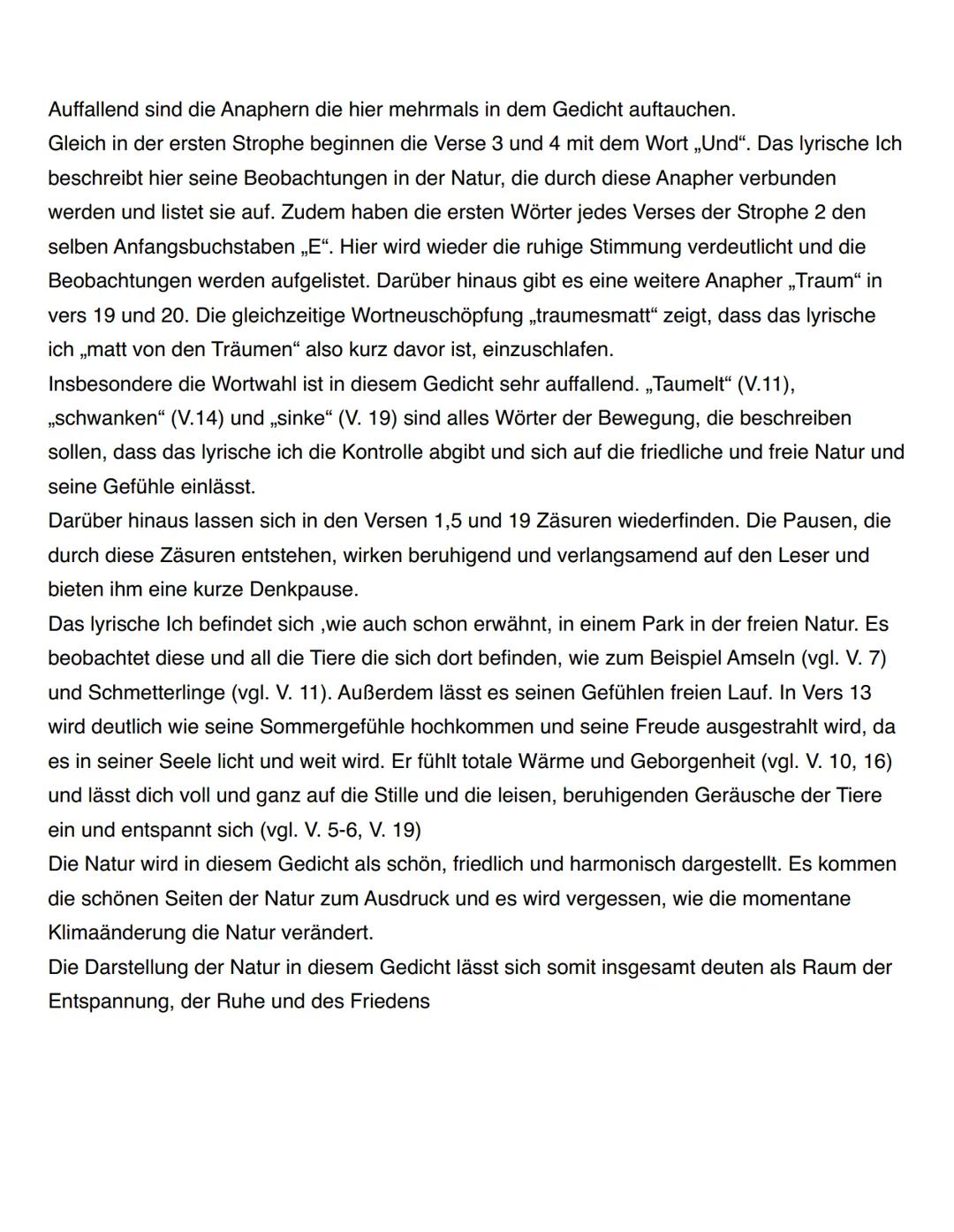 Mittagszauber
Goldstaub die Luft! - Der stille Park verträumt,
Die Rosen schwer, vom eignen Dufte trunken,
Und jeder Halm von weißem Licht u