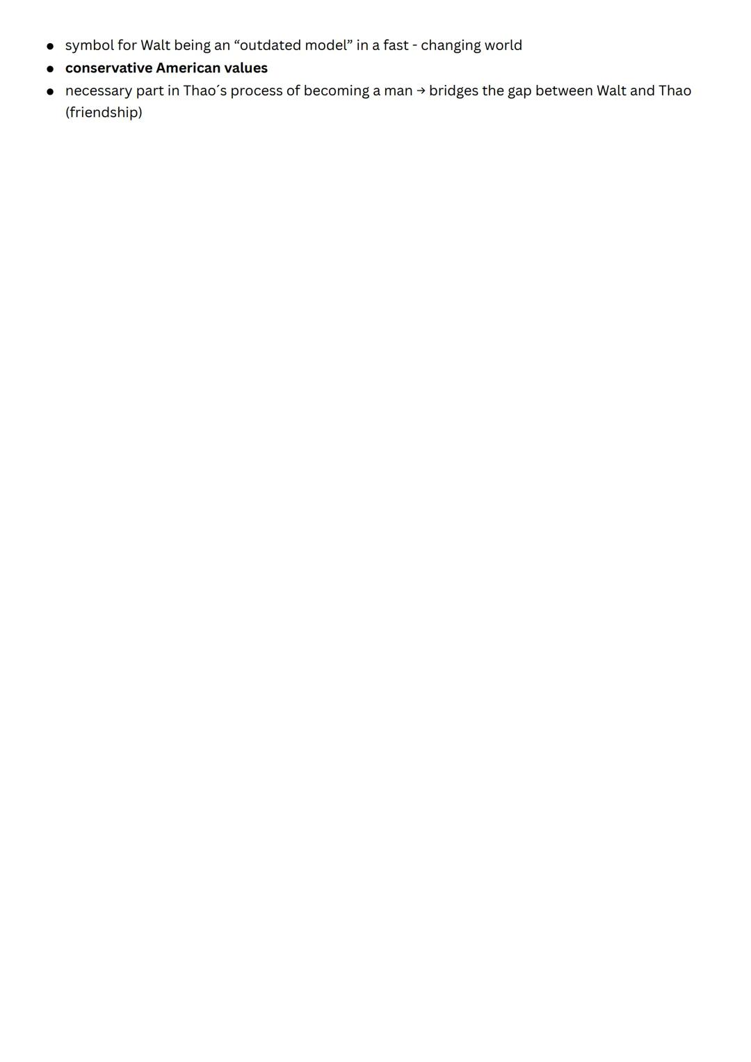 Gran Torino (2008/9) - Clint Eastwood
Key Facts about the film
• genre: modern-day Western (plot centring on "lone Cowboy" /hero Walt who ta