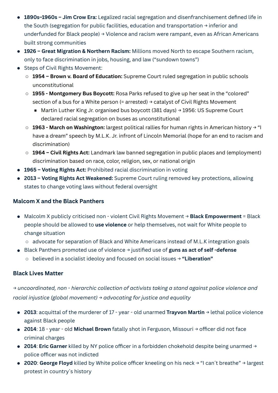 Q1.1 The USA - the formation of a nation
Development and principles of American democracy
Declaration of Independence
• unalienable rights w