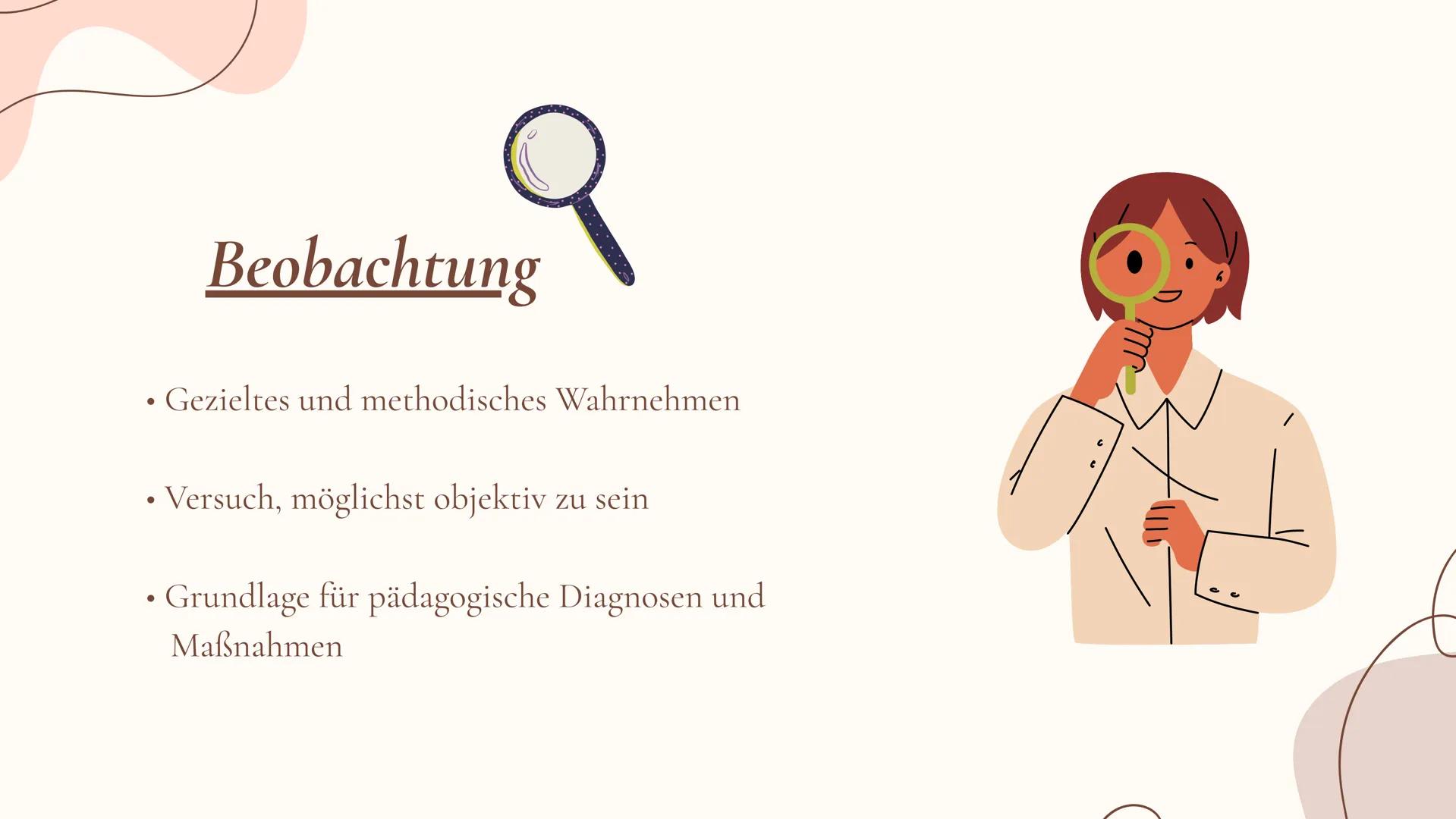 # Wahrnehmung
und
# Beobachtung
Isabelle,Romina,Lucy I Einleitung;
Gliederung
• Was ist Wahrnehmung?
• Was ist Beobachtung?
•
Unterschied