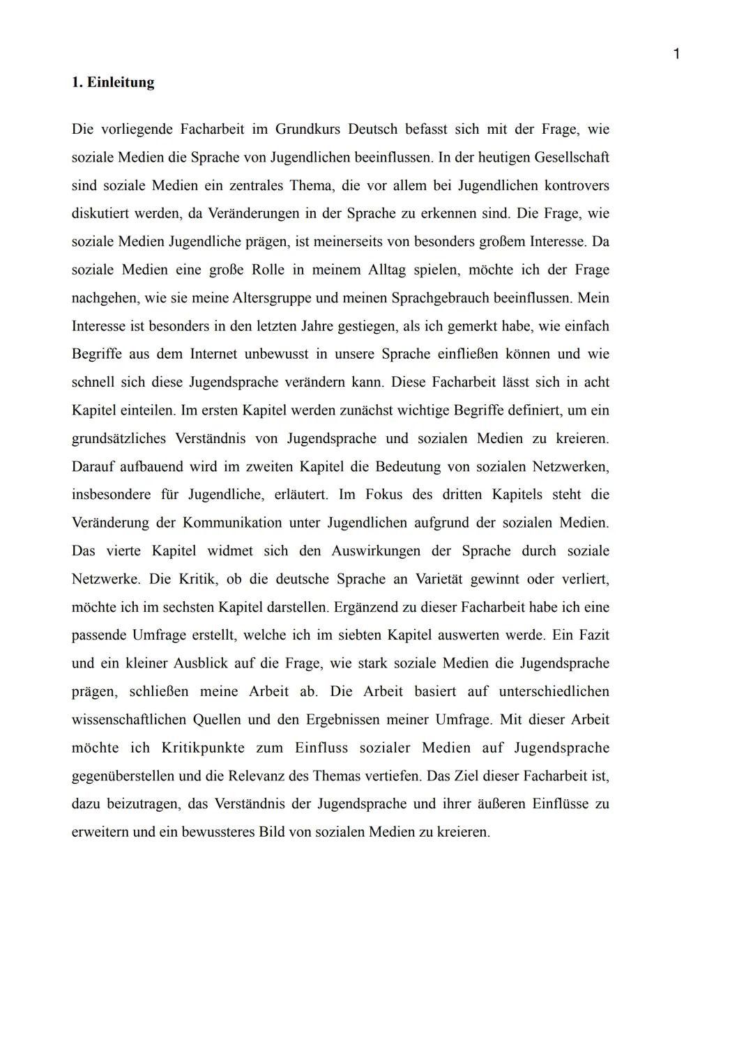 Like mal meinen neuen Post! - Der Einfluss
sozialer Medien auf Jugendsprache
▷
Von Tanem
Schuljahr 2024/2025
Qualifikationsphase 1
Deutsch G