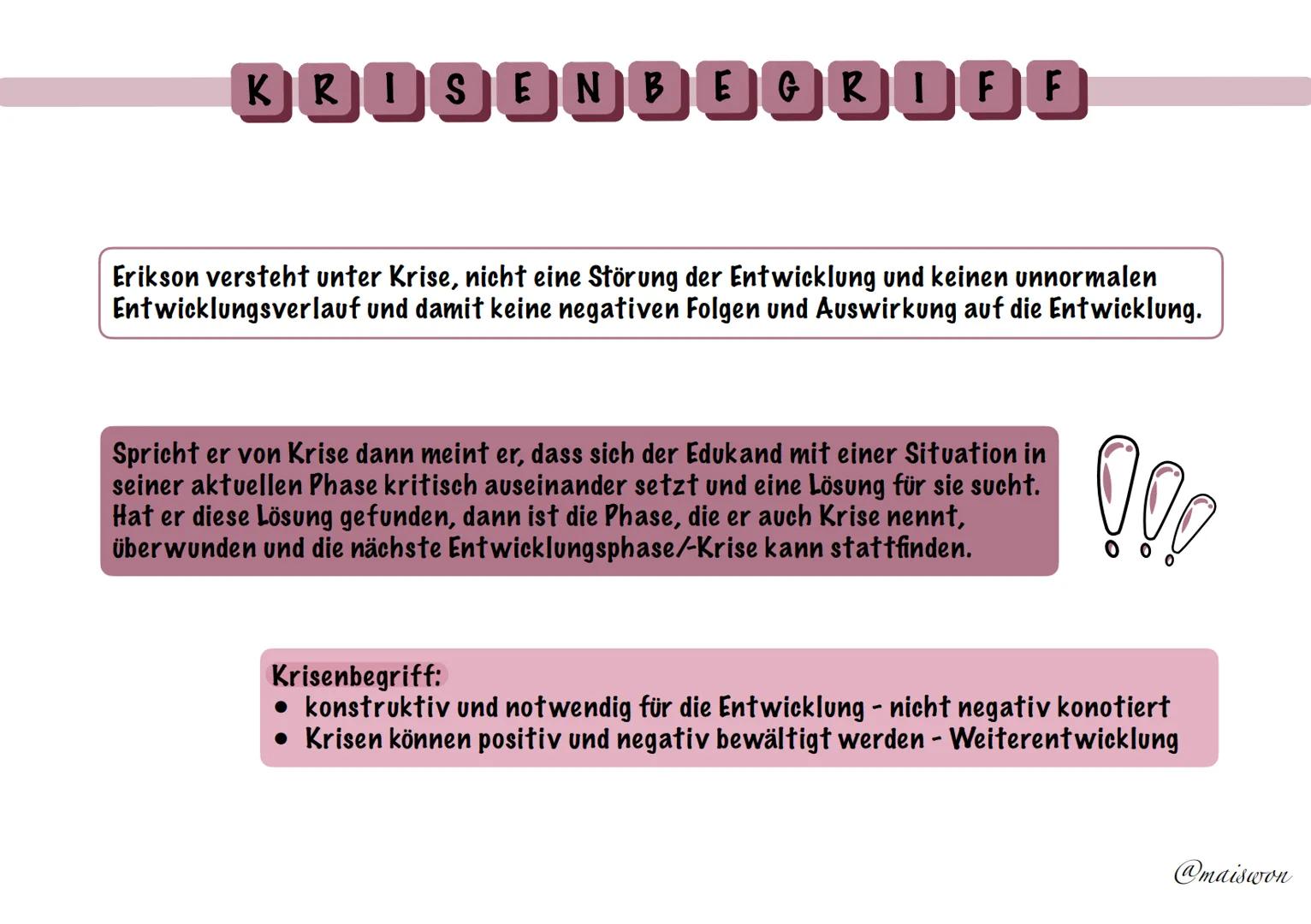 PSYCHOSOZIALE
ENTWICKLUNG
Erik H. Erikson ## Erik Eriksons Psychosoziales Entwicklungsmodell
Erik Eriksons Psychosoziales Entwicklungsmode