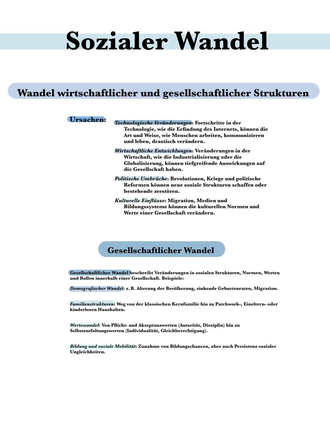--- OCR Start ---
Soziale Ungleichheiten
Dimensionen sozialer Ungleichheit
Materieller Wohlstand
umfasst Einkommen und Vermögen - also alle