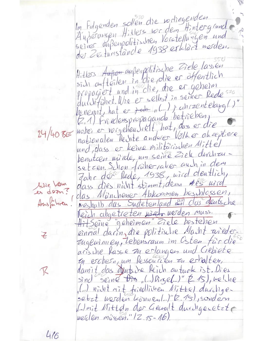 # Q3 GK Ge AN
# 1. Klausur 2024/25
# 25.09.2024
Name: Ida Esser
Thema: NS-Außenpolitik
Aufgaben:
1. Fassen Sie zusammen, wie Hitler sich