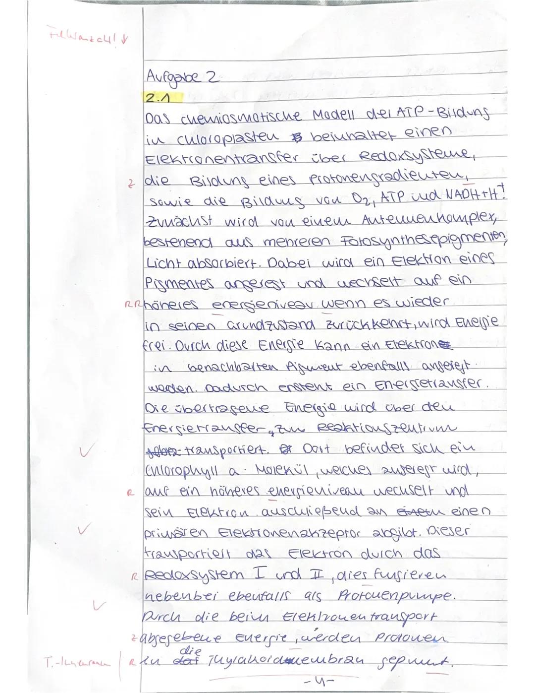--- OCR Start ---
Schulj. 24/25, 2. Hj. 2. Klausur (90') 19.03.25 Name:
Fotosynthese
Aufgabe 1: Fotosyntheseleistung bei Cyanobakterien
1/1