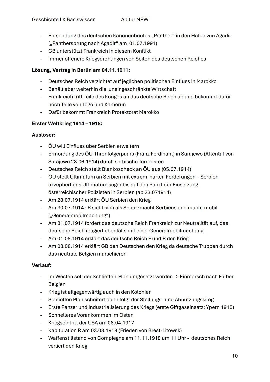 Geschichte LK Basiswissen
Abitur NRW
Geschichte LK Lernzettel zum zeithistorischen Hintergrund
Ab Kaiserreich bis Wiedervereinigung
1803-186