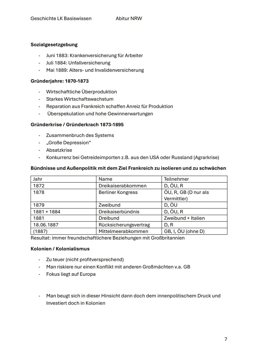Geschichte LK Basiswissen
Abitur NRW
Geschichte LK Lernzettel zum zeithistorischen Hintergrund
Ab Kaiserreich bis Wiedervereinigung
1803-186