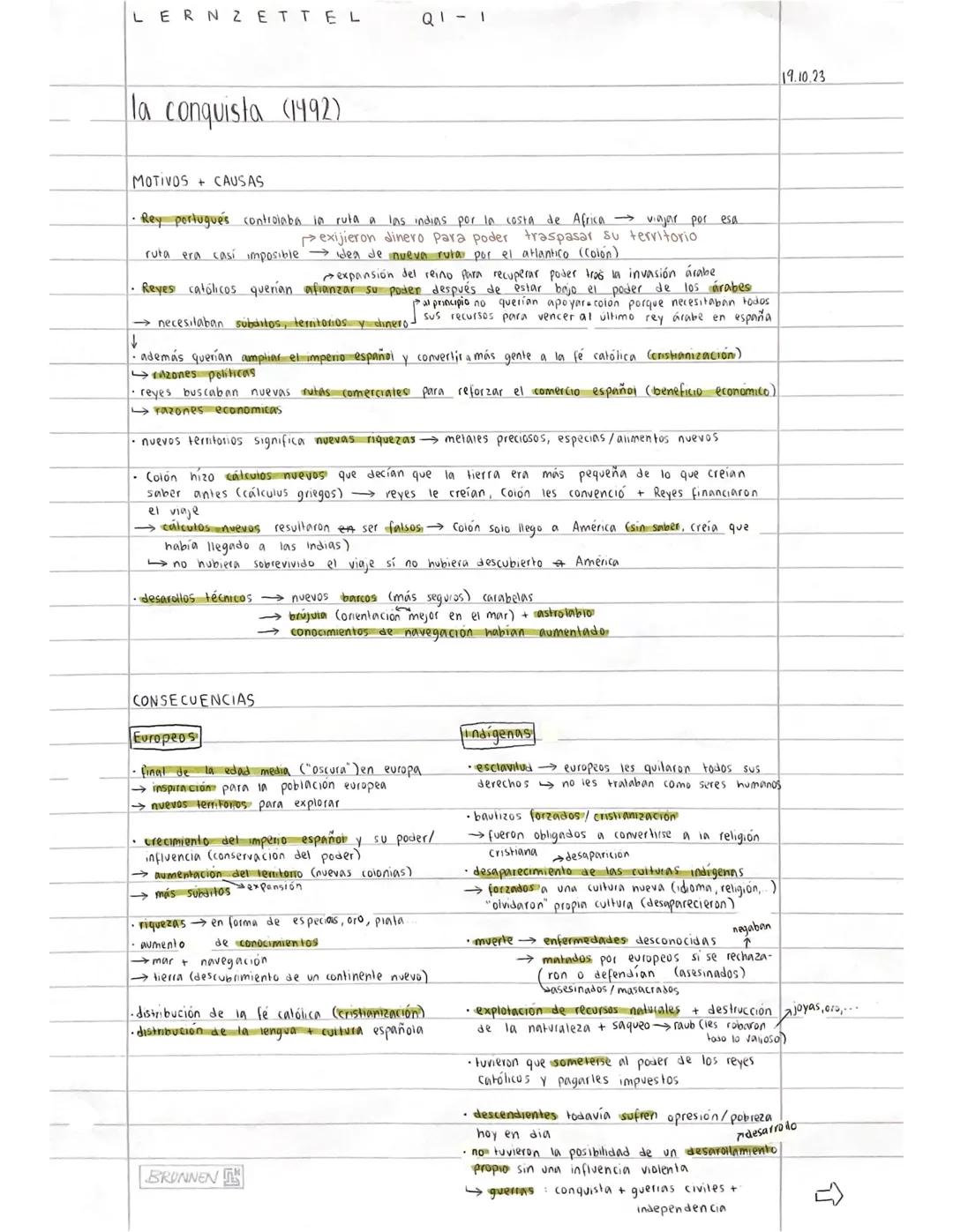 Q1.1-la conquista de América
LA CONQUISTA DE AMERICA
•descubierto por casualidad (nunca llegó a la India, sinó a Sudamérica)
Cristóbal Co