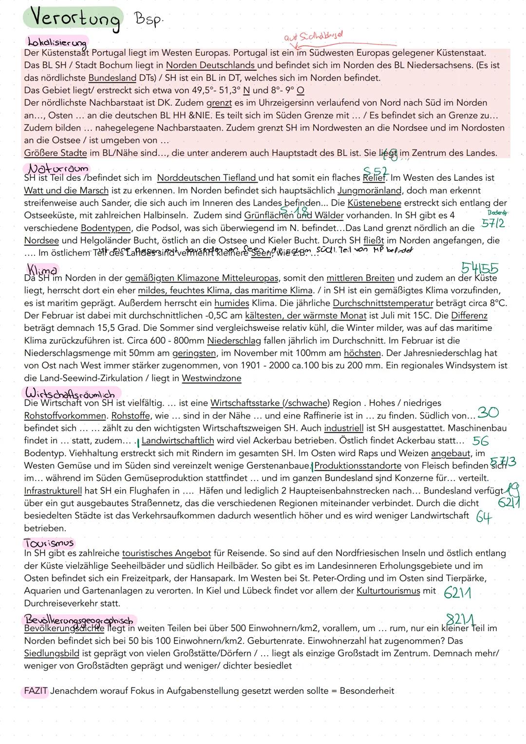 # Generelles
Erdkunde Leistungskurs Abitur 2025 # Vorortung
* Lokalisierung geographische Lage über Himmelsrichtungen (von global (Kugel),