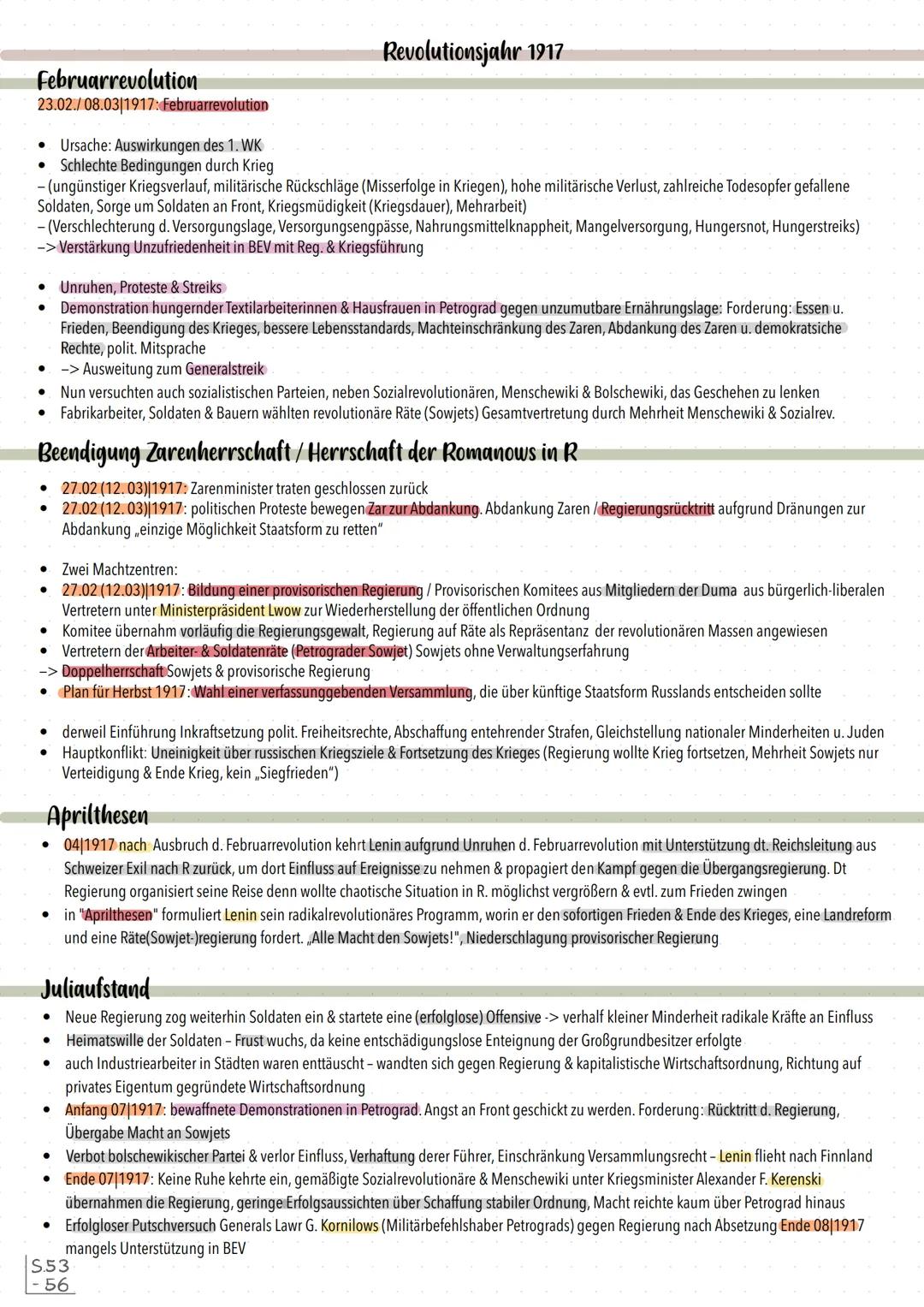 # Russische Revolution
Geschichte Leistungskurs Abitur 2025 ## Politisches System
Russische Revolution
Ausgangslage Zarenherrschaft/System