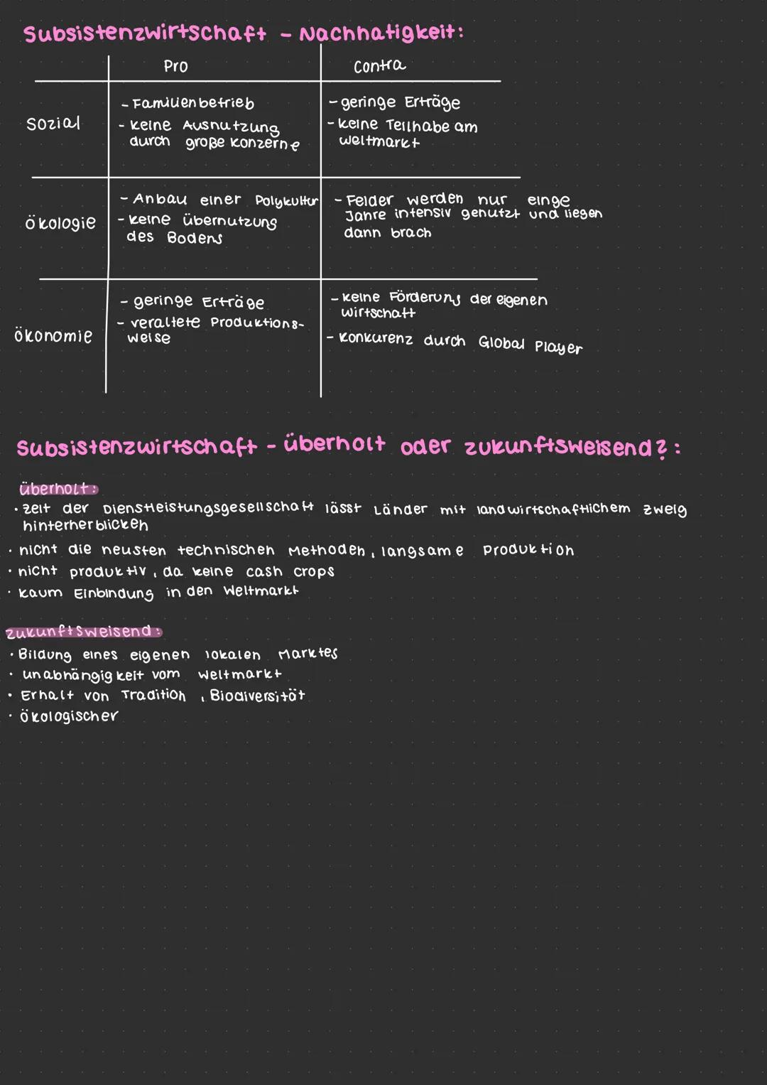 Formen der Landwirtschaft:
Shifting Cultivation:
- Schwellenländer
Felder werden nur für wenige Jahre intensiv genutzt
danach werden die Anb