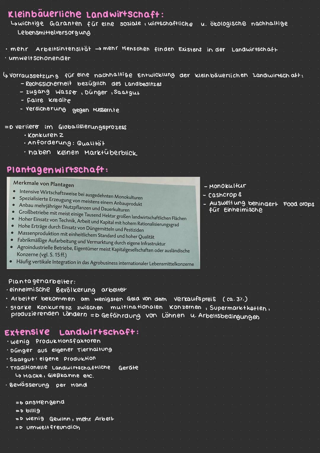 Formen der Landwirtschaft:
Shifting Cultivation:
- Schwellenländer
Felder werden nur für wenige Jahre intensiv genutzt
danach werden die Anb