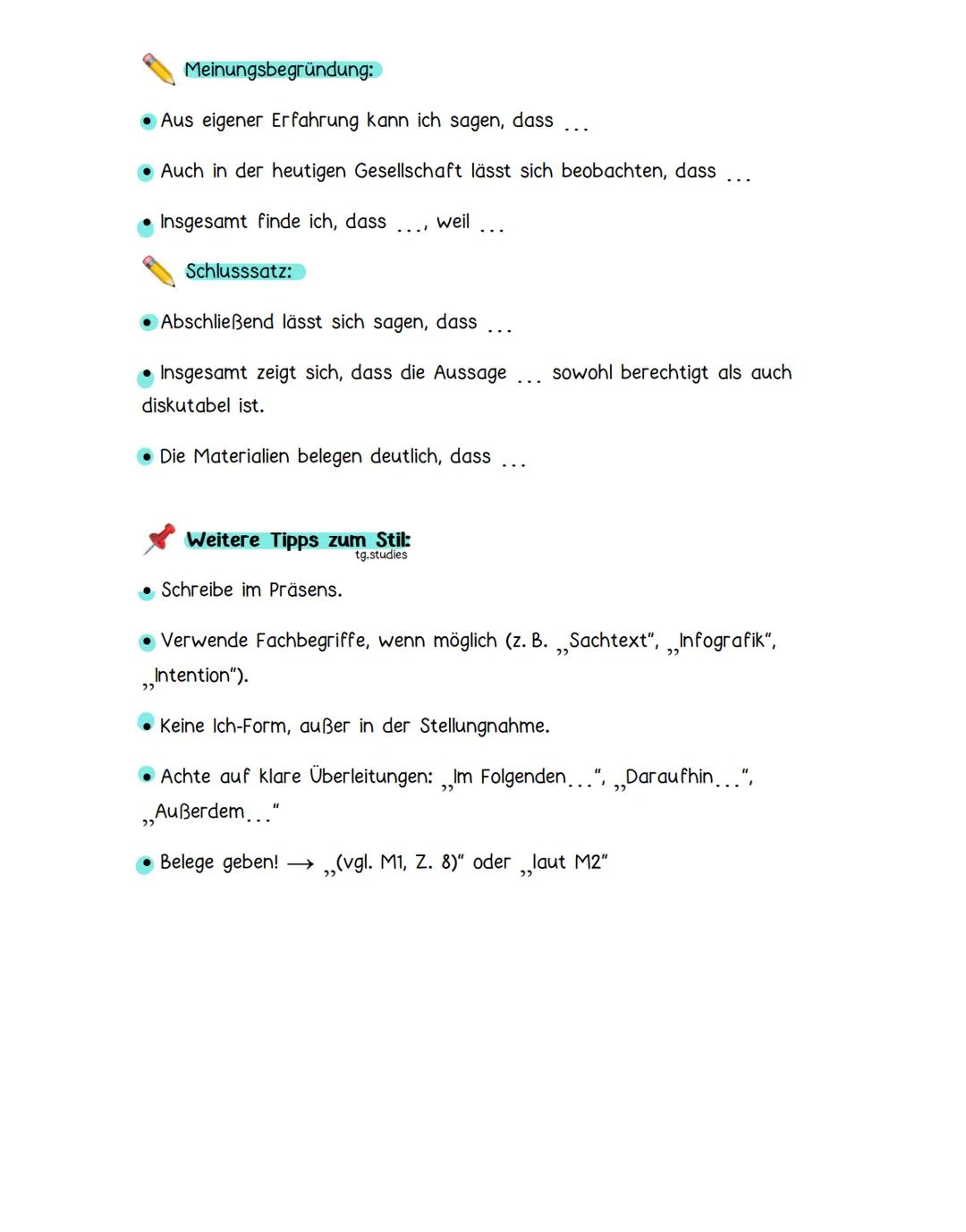 ZP 10 - Aufgabe 4b: Vergleichen
und Untersuchen - Universelle
Formulierungshilfen
tg.studies
Grundaufbau und typische Teilaufgaben bei 4b -