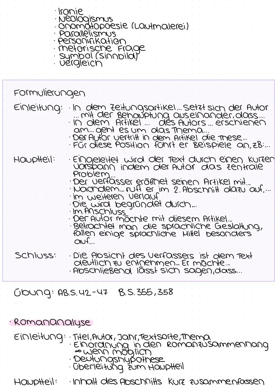 --- OCR Start ---
Deutsch ZP 10 Lernzettel
Texte:
•Informierenden Text schreiben (Typ 2)
Vergleichende Analyse (Tур чь)
Sachtextanalyse
Roma