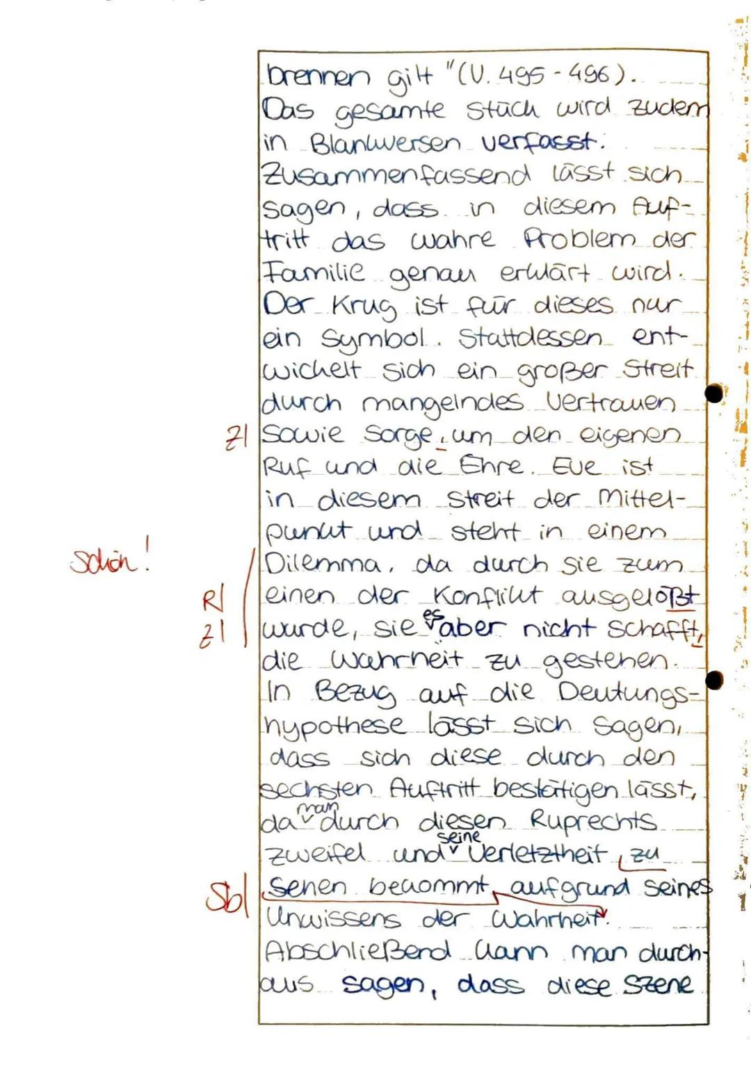 t
Das Lustspiel, "Der zerbrochne
Krug", verfasst von Heinrich
von Kleist im Jahr 1811 in
der Epoche der Weimarer
Klassia und der Romantik,
t